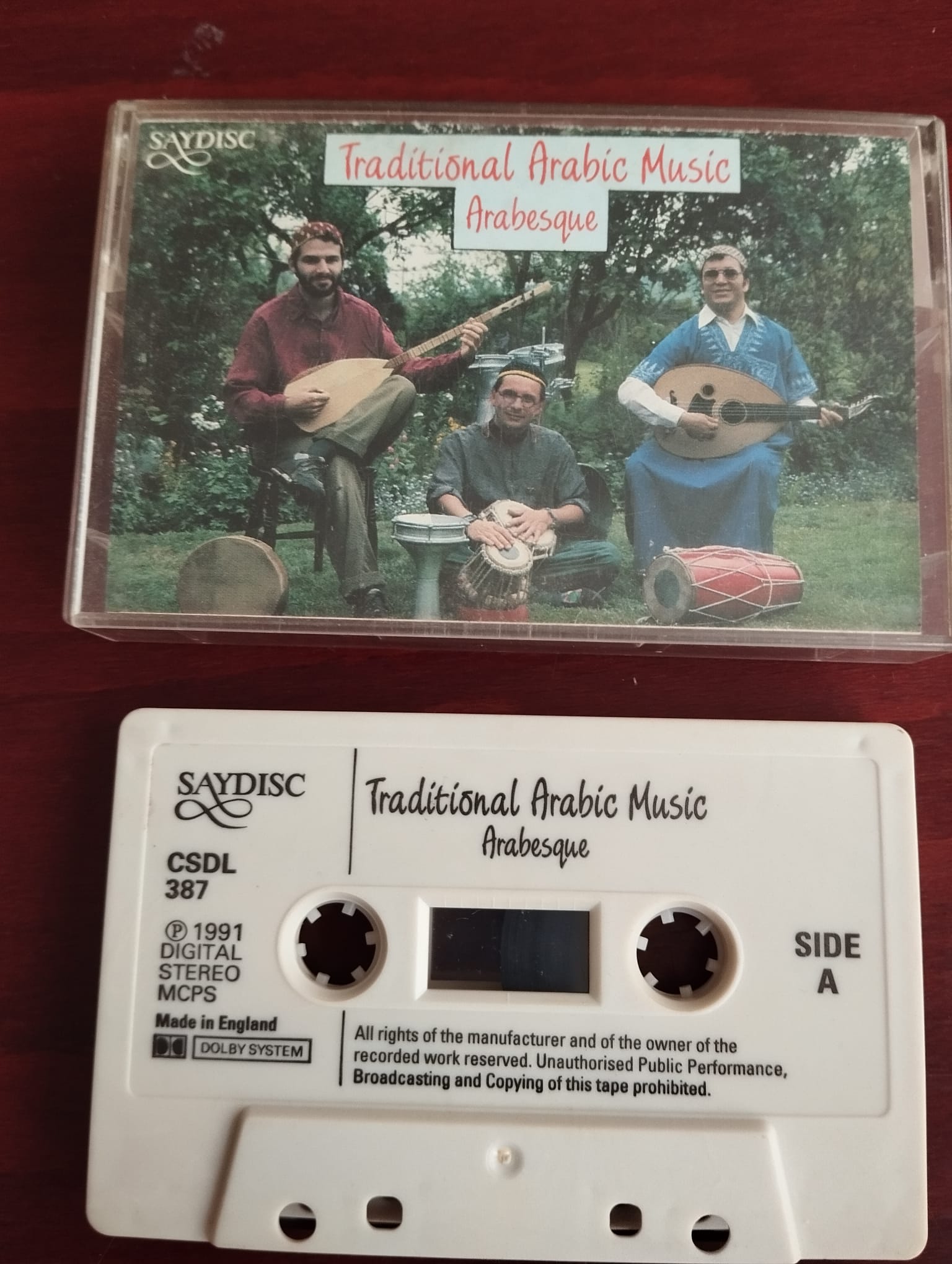 Arabesque – Traditional Arabic Music - 1993 Türkiye Basım Kaset Albüm-2.EL