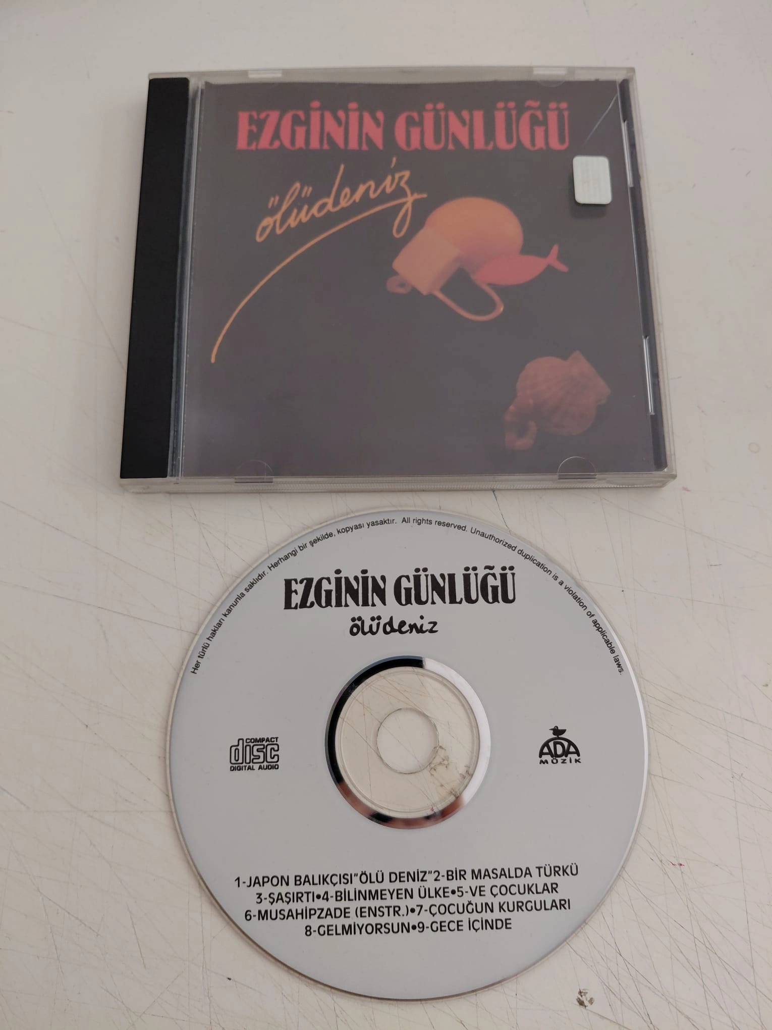 Ezginin Günlüğü –  Ölüdeniz -  1990 Türkiye  Basım CD Albüm-2.el