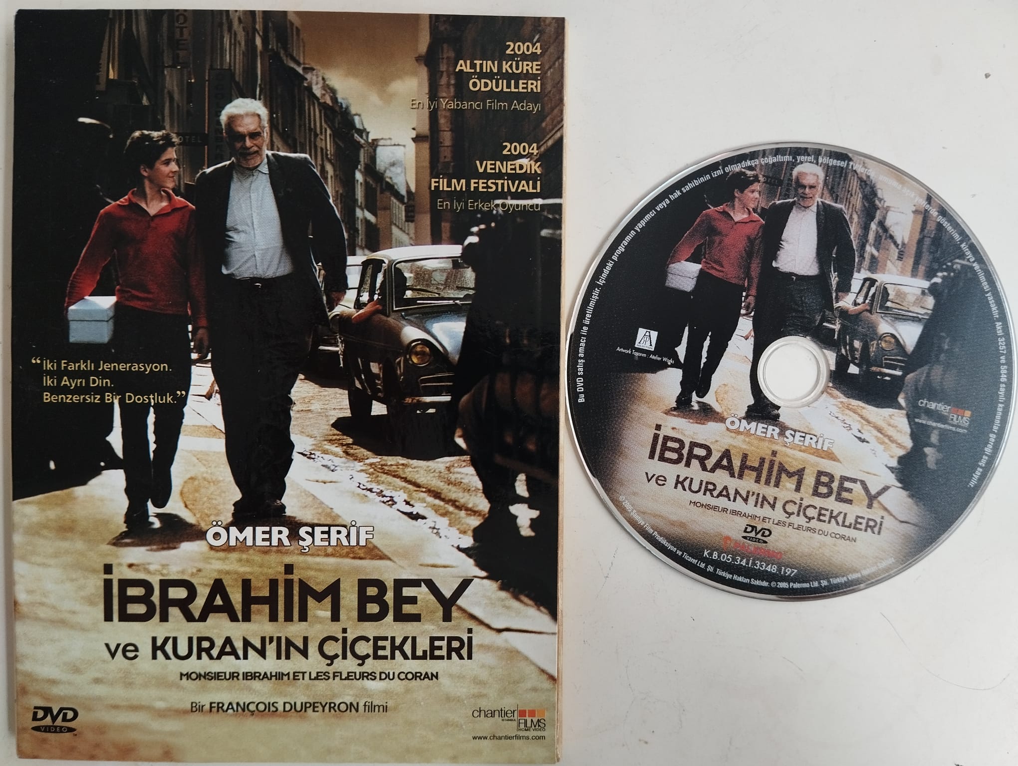 İbrahim Bey Ve Kuran’ın Çiçekleri / Ömer  Şerif - 2.El DVD Film