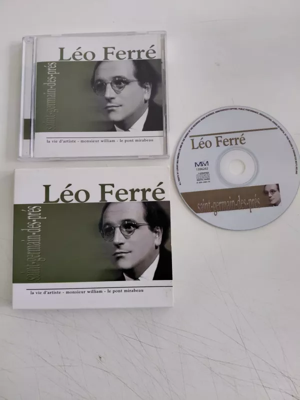 Léo Ferré – Saint Germain Des Près – 2005 İrlanda  Basım - CD Albüm-2.el