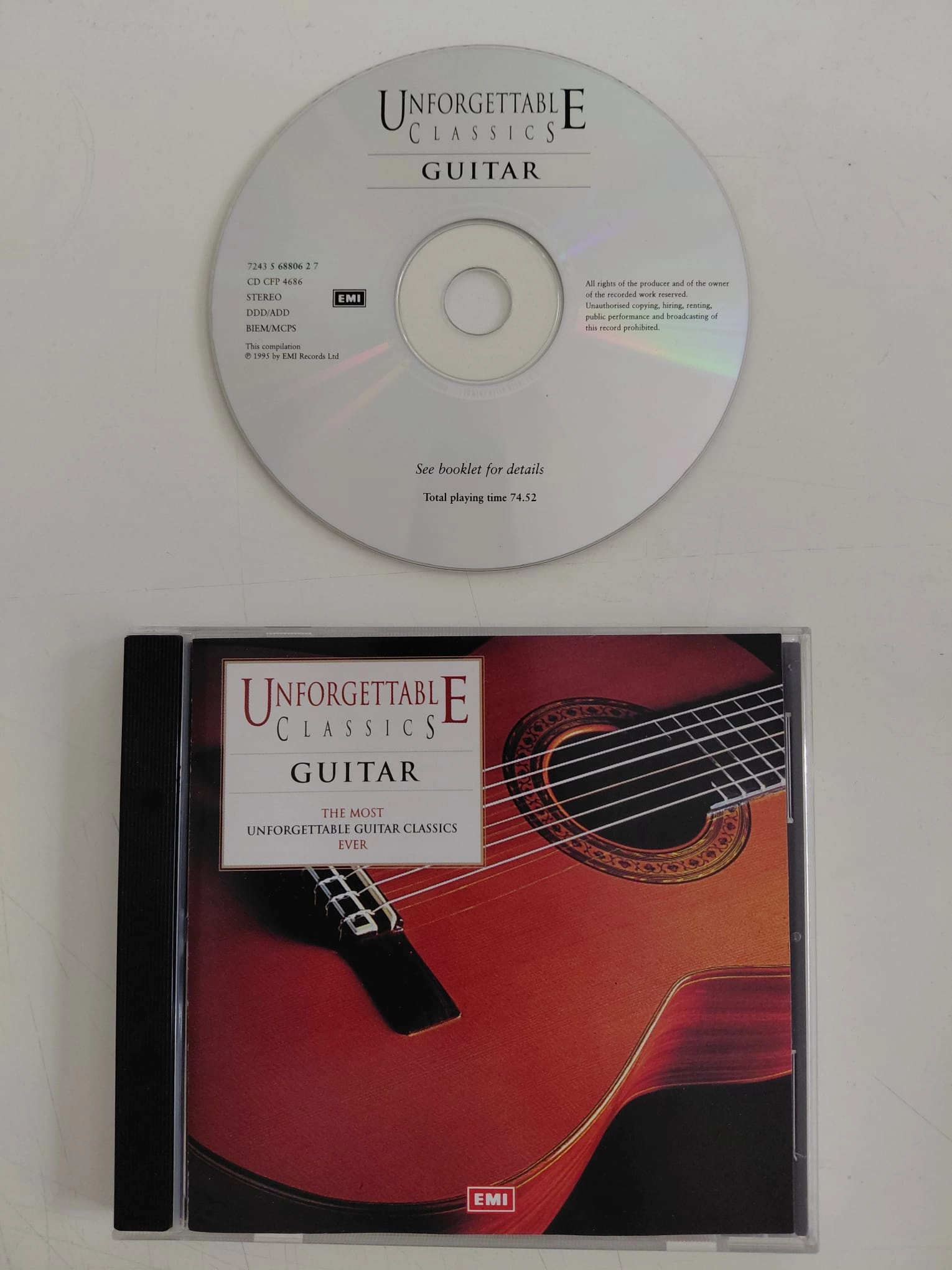 Unforgettable Classics - Guitar (Granados ,Rodrigo...) - Relaxation - CD Albüm-2.el