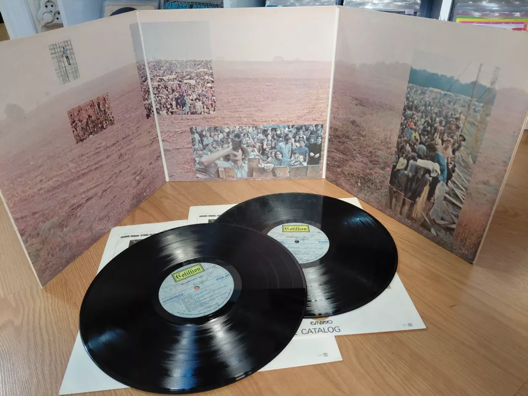 Woodstock Two  -  1971  Amerika Basım -  33 lük Double LP Plak Albüm-2.el