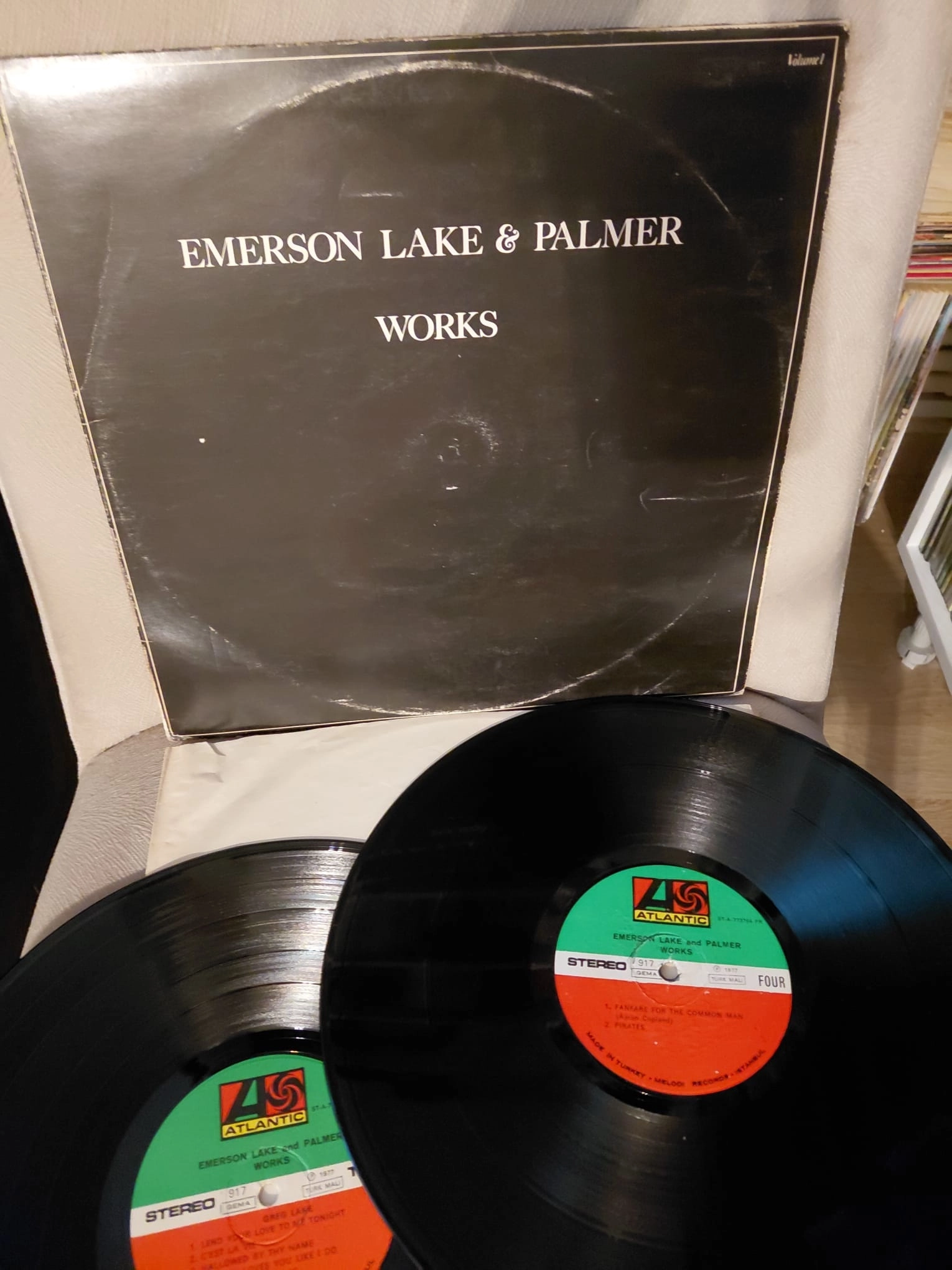 Emerson Lake & Palmer – Works (Volume 1) - 1977 Türkiye Basım 33 lük 2xLP Plak