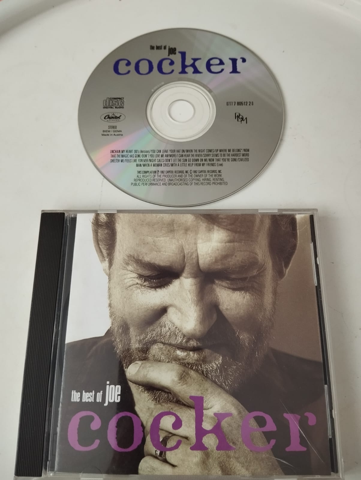 Joe Cocker – The Best Of Joe Cocker - 1992 Avrupa Basım - 2. El CD Albüm