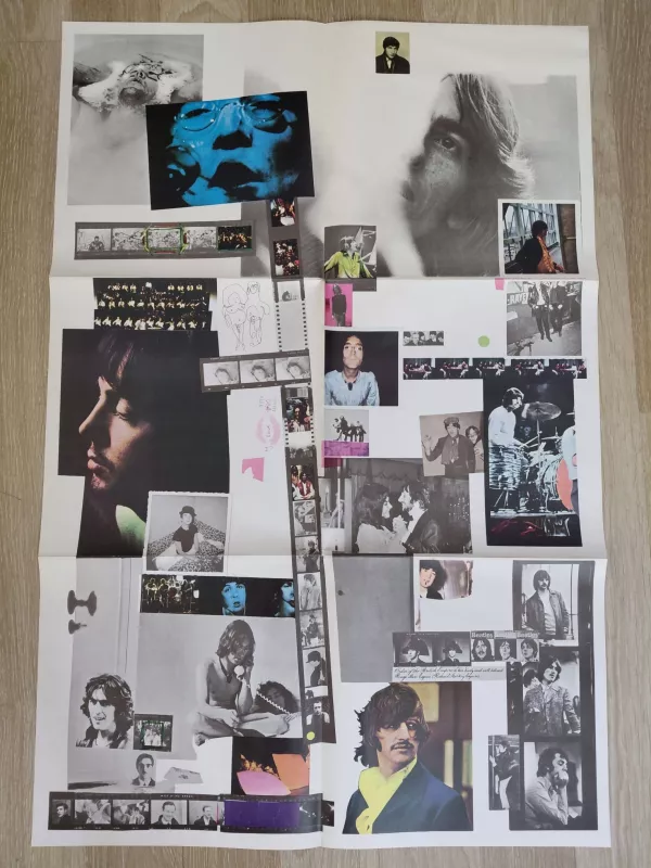 THE BEATLES - The Beatles / White Album - 1976 Japonya Basım 2xLP Plak/Posterli - Dönem Basım