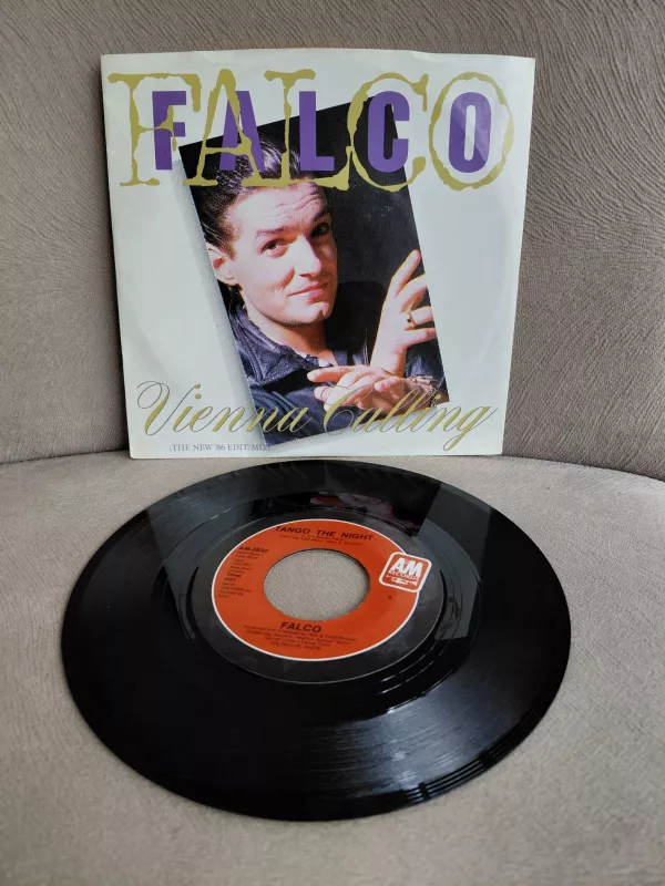 Falco – Vienna Calling (The New ’86 Edit / Mix) - 1986  U.S.A.  Basım 45lik Plak-2.el
