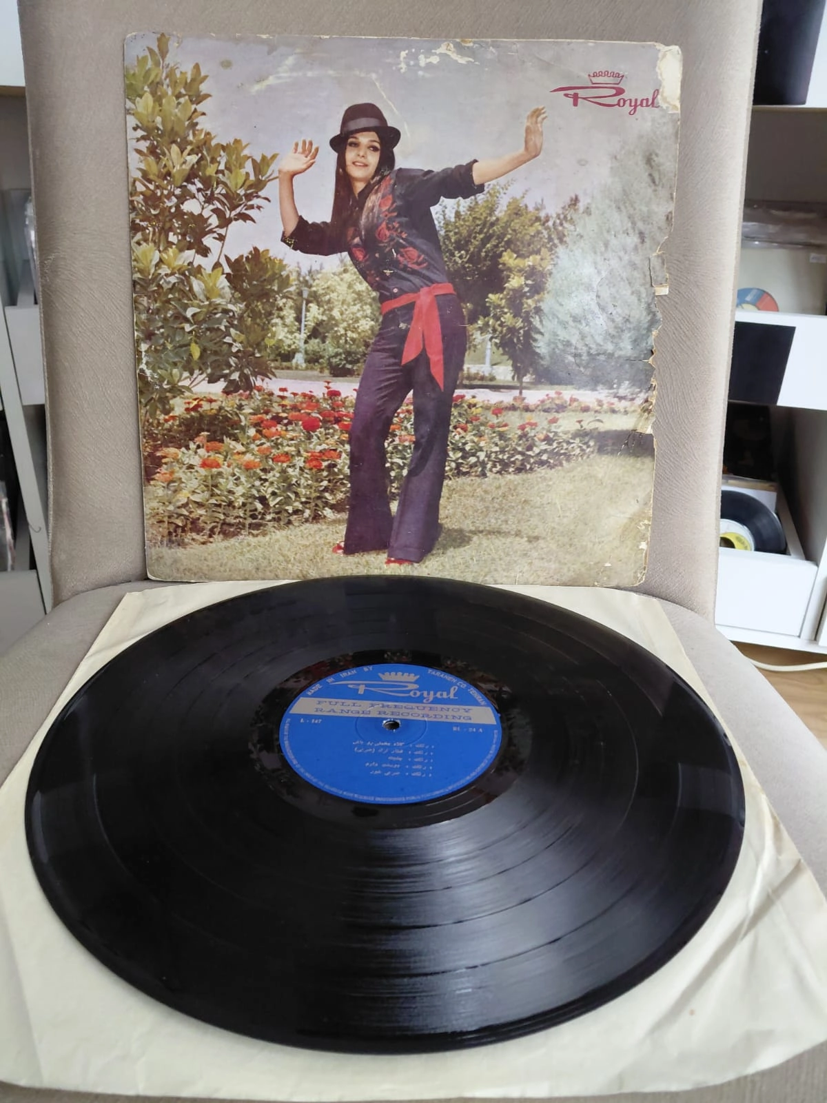 Naser Zarabadi  - İran Dönem Basım - 33lük LP Plak Albüm-2.el