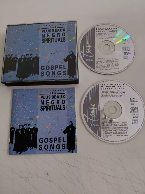 Les Plus Beaux Negro Spirituals / Gospel Songs  – 1991 Fransa Basım - 2xCD Albüm-2.el