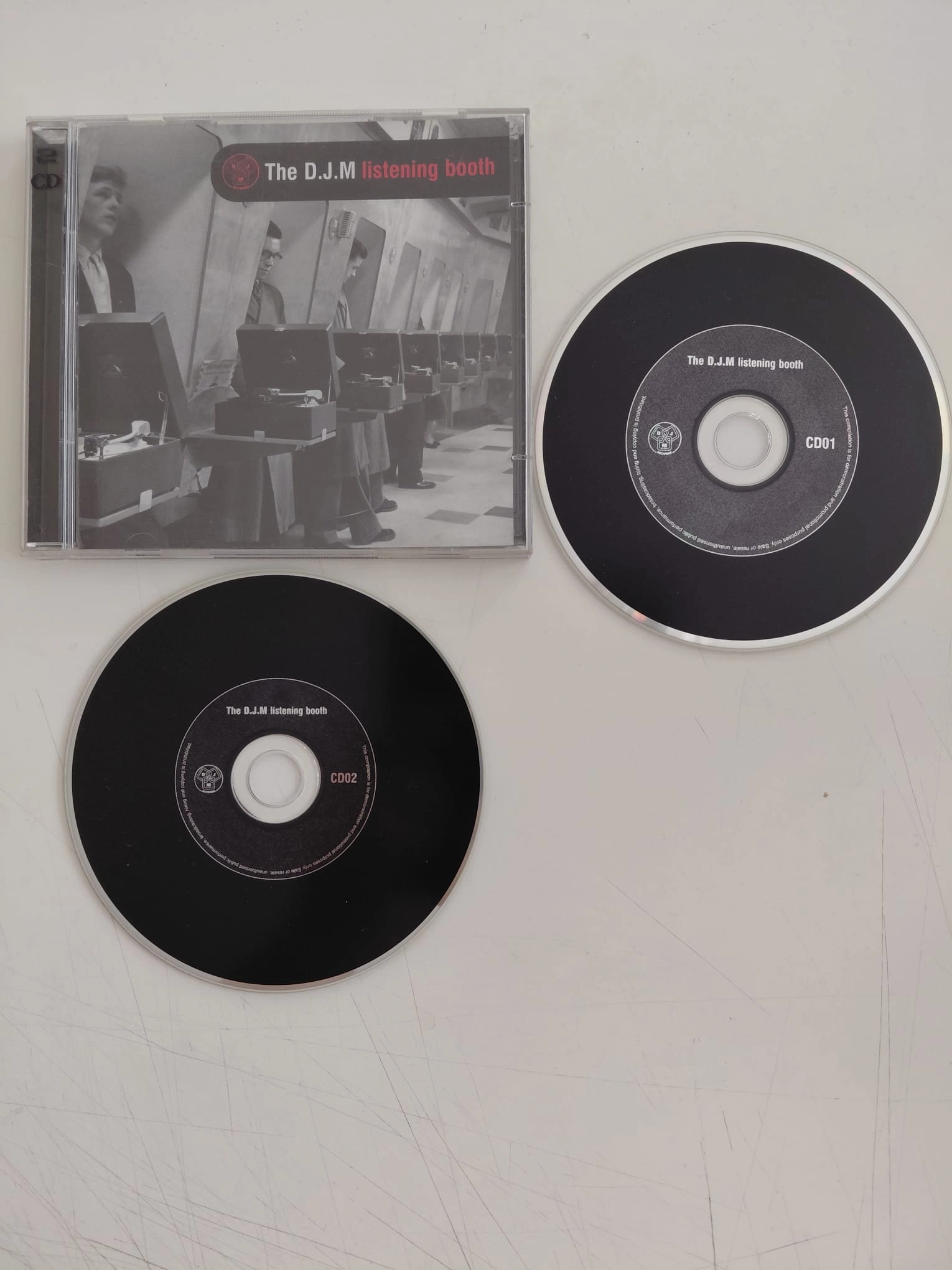 The D.J.M. Listening Booth - İngiltere Basım - 2xCD Albüm /Promo-2.el