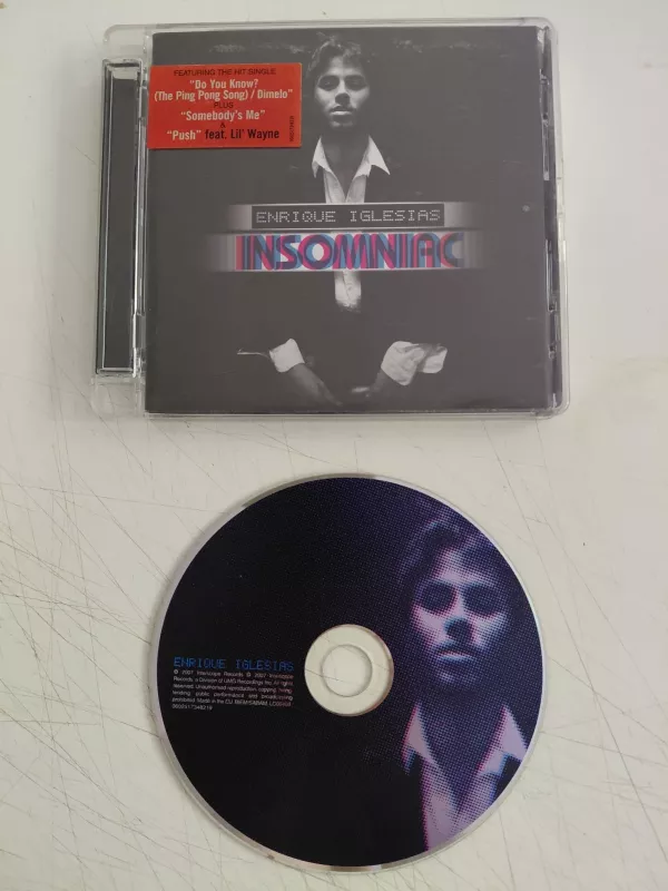 Enrique Iglesias – Insomniac - 2007 Avrupa Basım CD Albüm-2.el