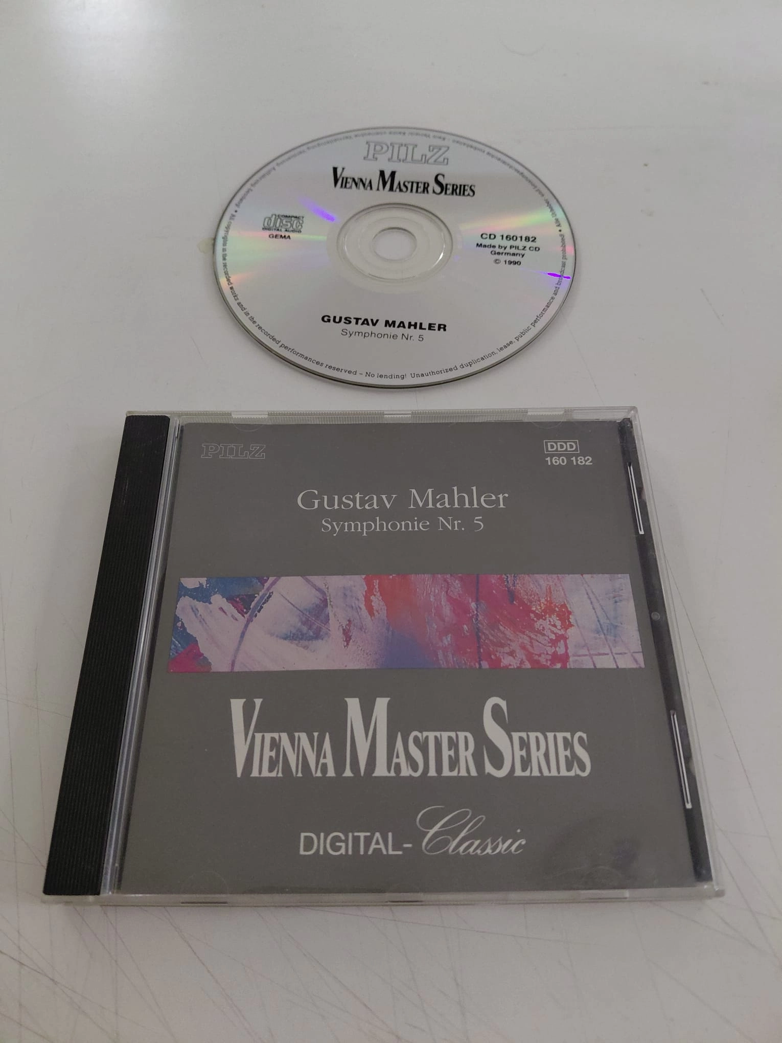 Gustav Mahler ‎– Symphonie Nr. 5 – 1991  Almanya  Basım - CD Albüm-2.el