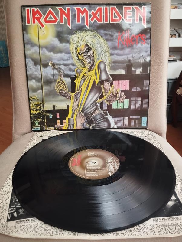 Iron Maiden – Killers - 1985 İngiltere Basım LP Plak Albüm-2.EL