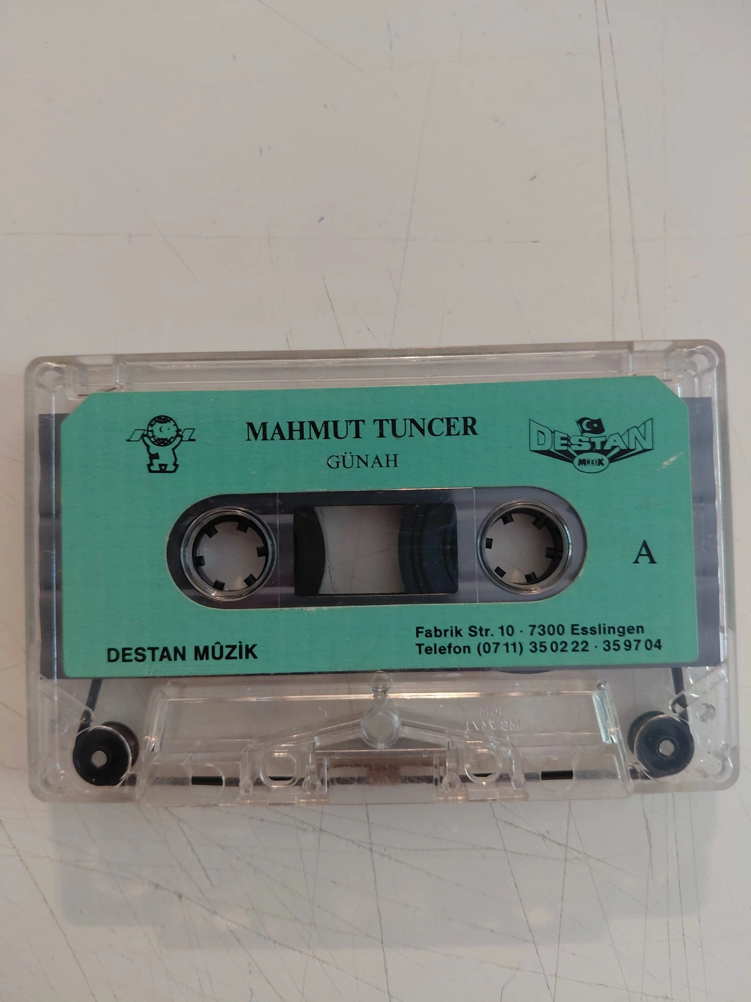 Mahmut Tuncer  – Günah -   Almanya Basım  Kaset Albüm/ Destan Müzik /Kapaksız-2.el