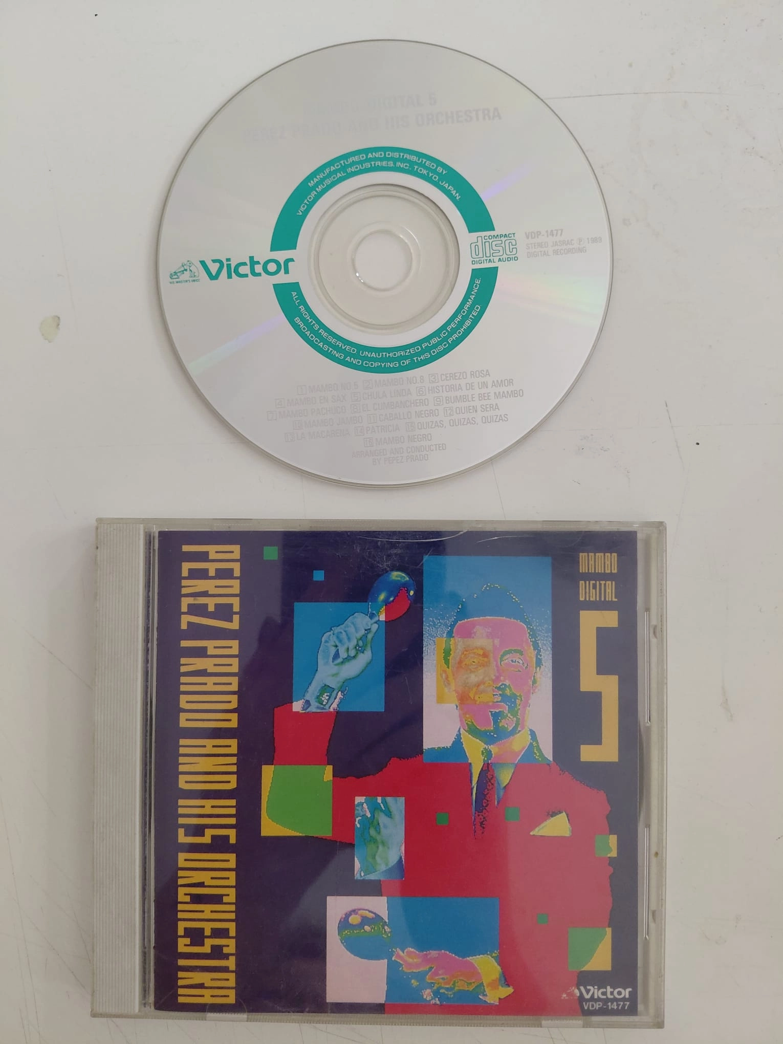 Perez Prado And His Orchestra – Mambo Digital 5 – 1989 Japonya Basım - CD Albüm-2.el