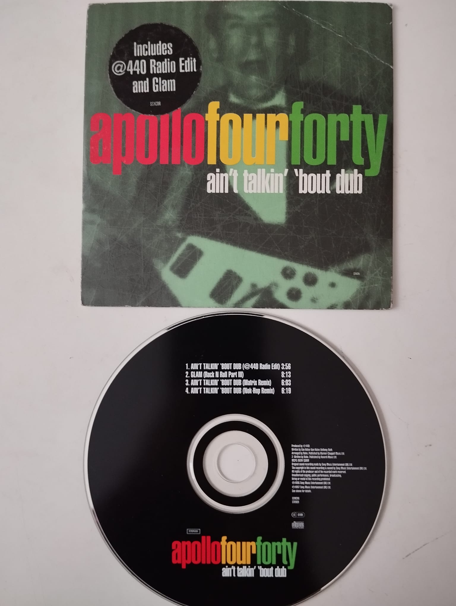 Apollo Four Forty* – Ain’t Talkin’ ’Bout Dub - 1996 Avrupa Basım - 2. El CD, Single