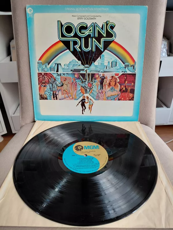 Jerry Goldsmith – Logan’s Run (Soundtrack) - 1976 USA Basım Albüm LP Plak-2.el