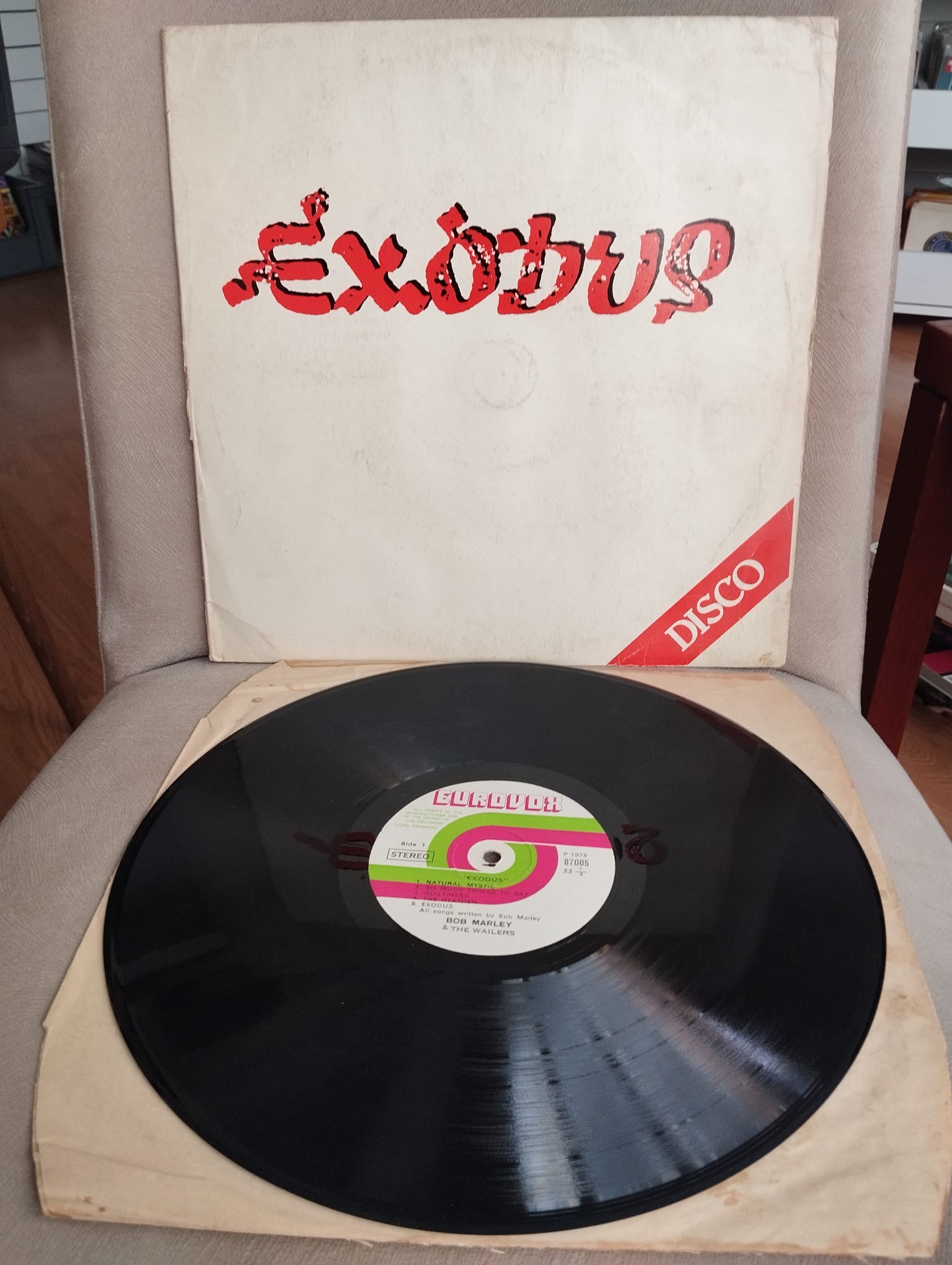 Bob Marley & The Wailers – Exodus - 1978 Türkiye Basım 33 Lük LP Albüm Plak