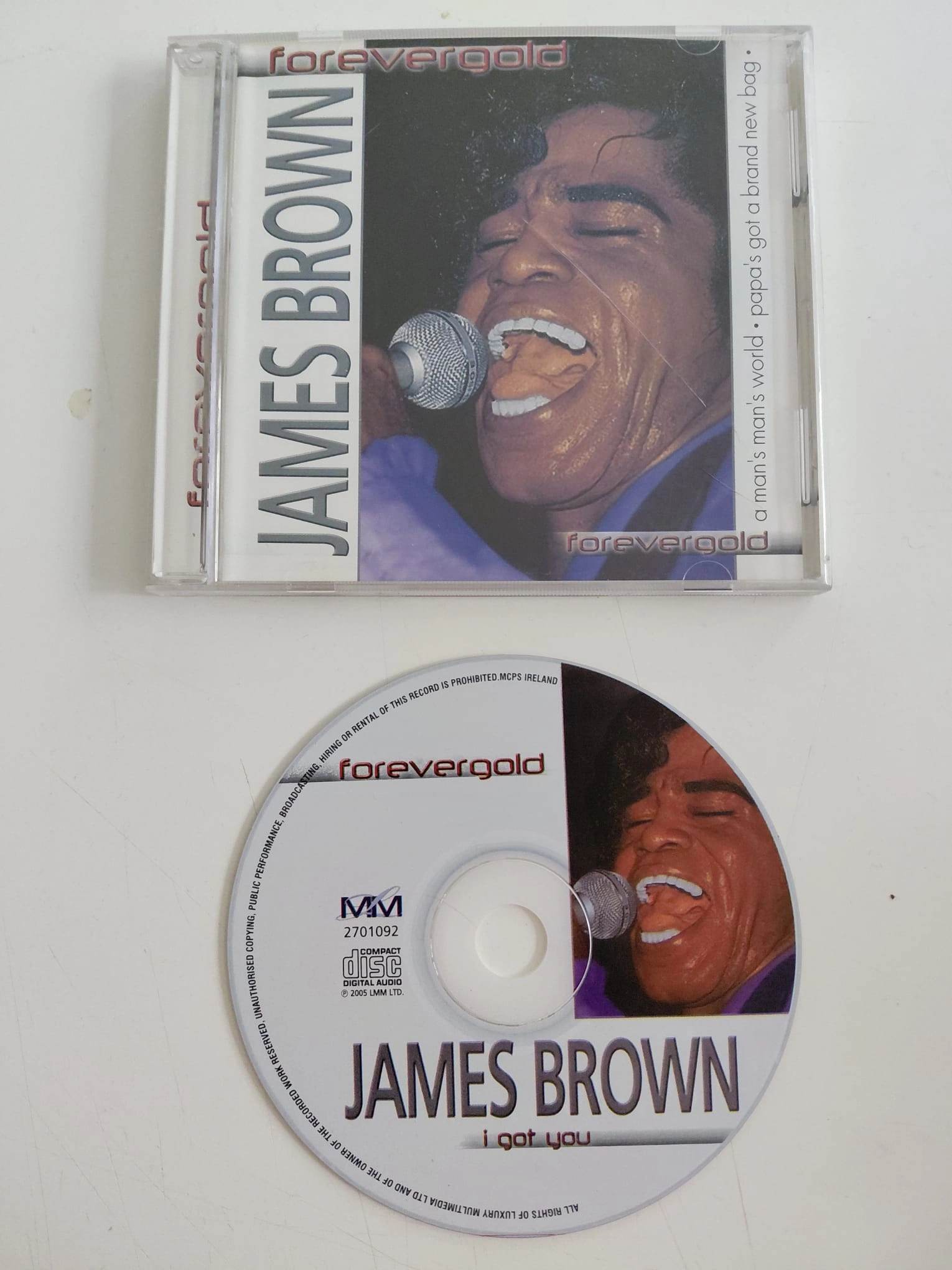 James Brown  –  I Got You - 2005 İrlanda Basım - CD Albüm-2.el