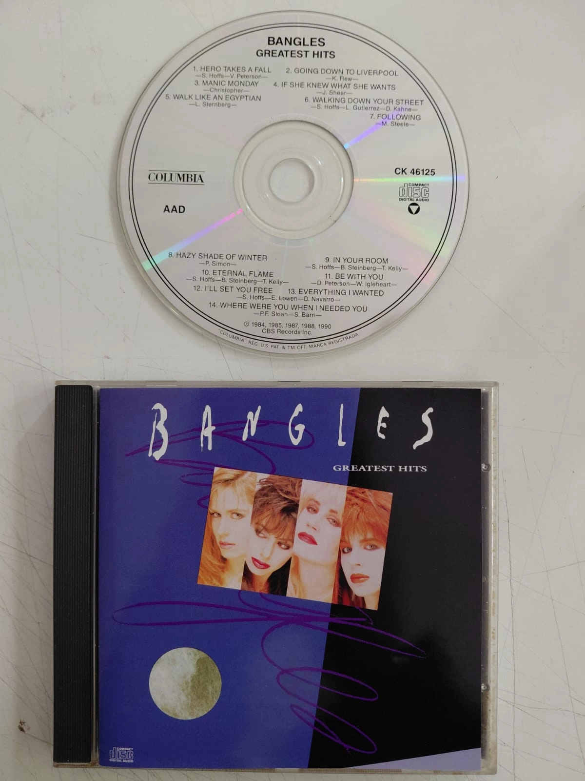 Bangles – Greatest Hits - 1990 Amerika Basım CD Albüm-2.el