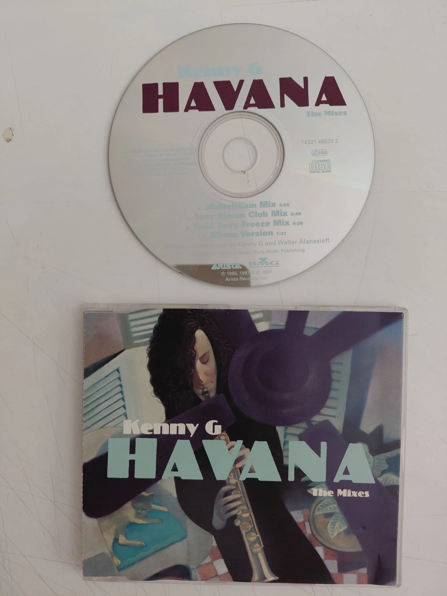 Kenny G   –  Havana (The Extended Mixes) - 1997  İngiltere  Basım - CD Single-2.el