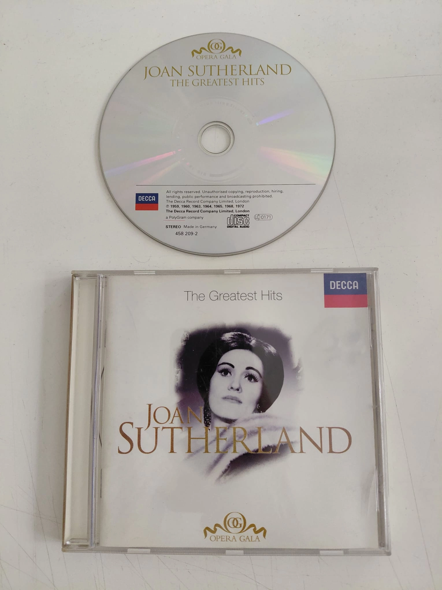 Joan Sutherland – The Greatest Hits  -  1998 İngiltere Basım - CD Albüm-2.el