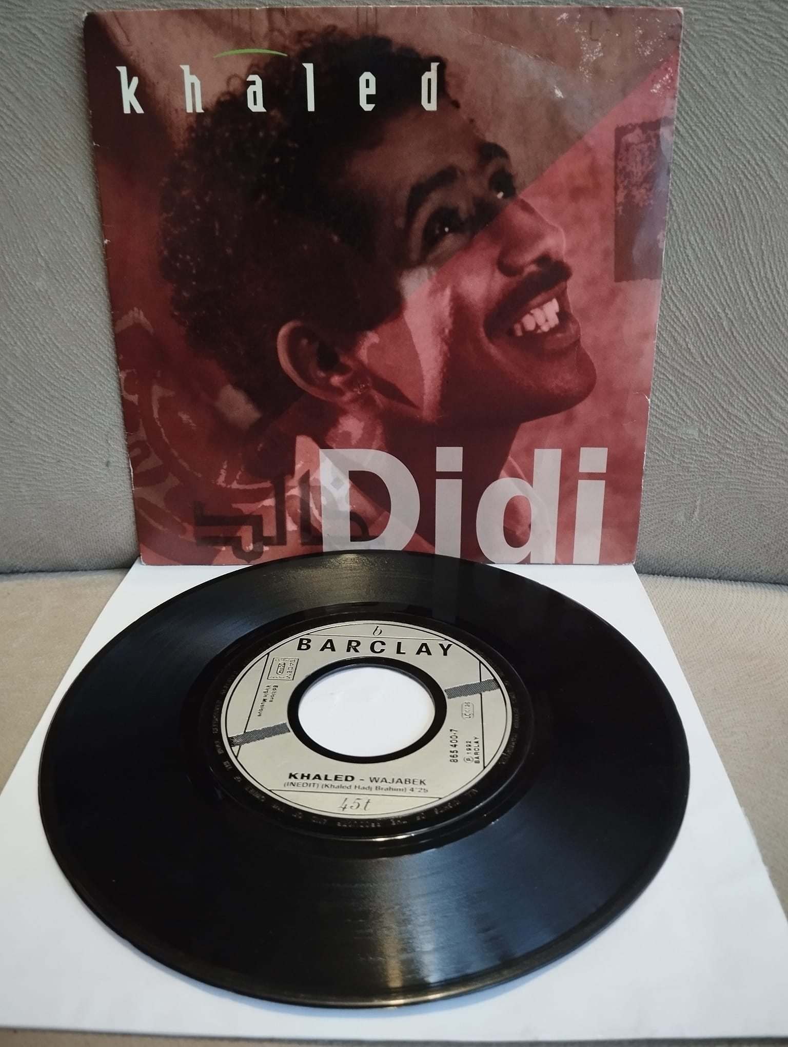 KHALED  – Didi - 1991 Fransa Basım  45lik Plak