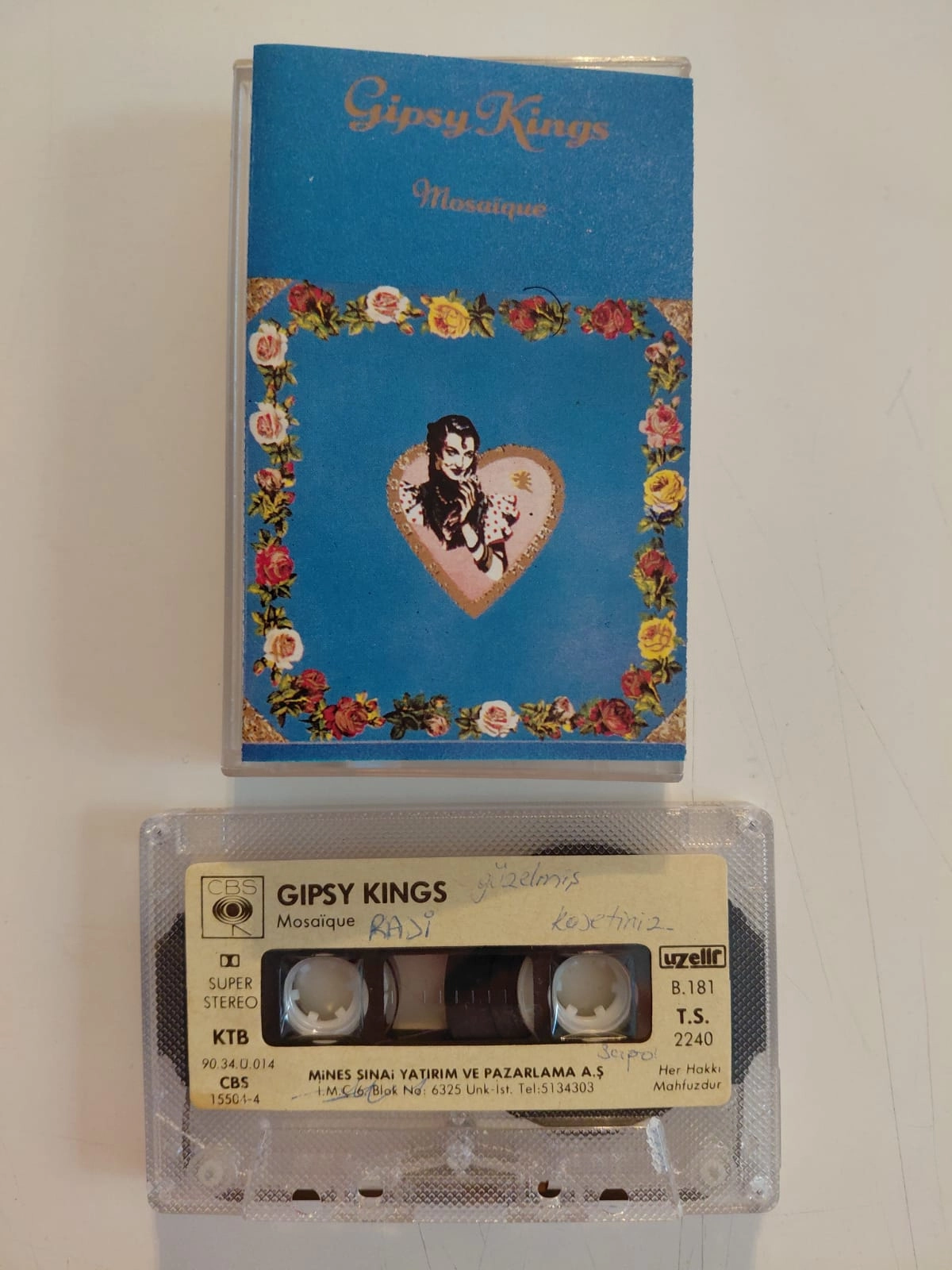 Gipsy Kings – Mosaïque - 1990 Türkiye  Basım Kaset Albüm-2.el