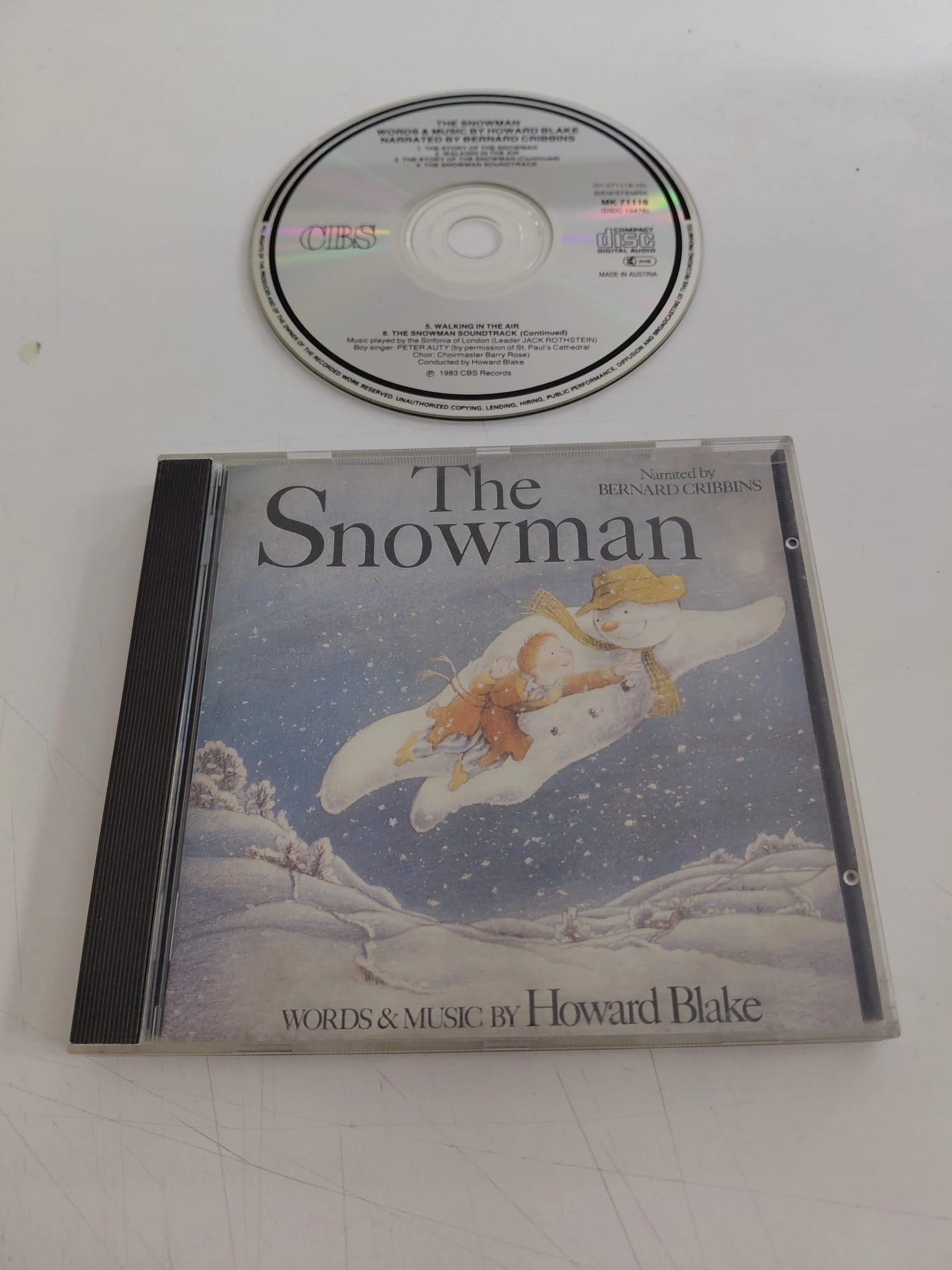 Howard Blake  – The Snowman (Soundtrack) – İngiltere  Basım - CD Albüm-2.el
