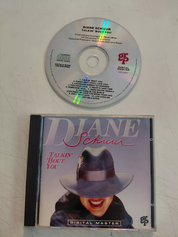 Diane Schuur – Talkin’ ’Bout You - 1988 Amerika Basım CD Albüm-2.el