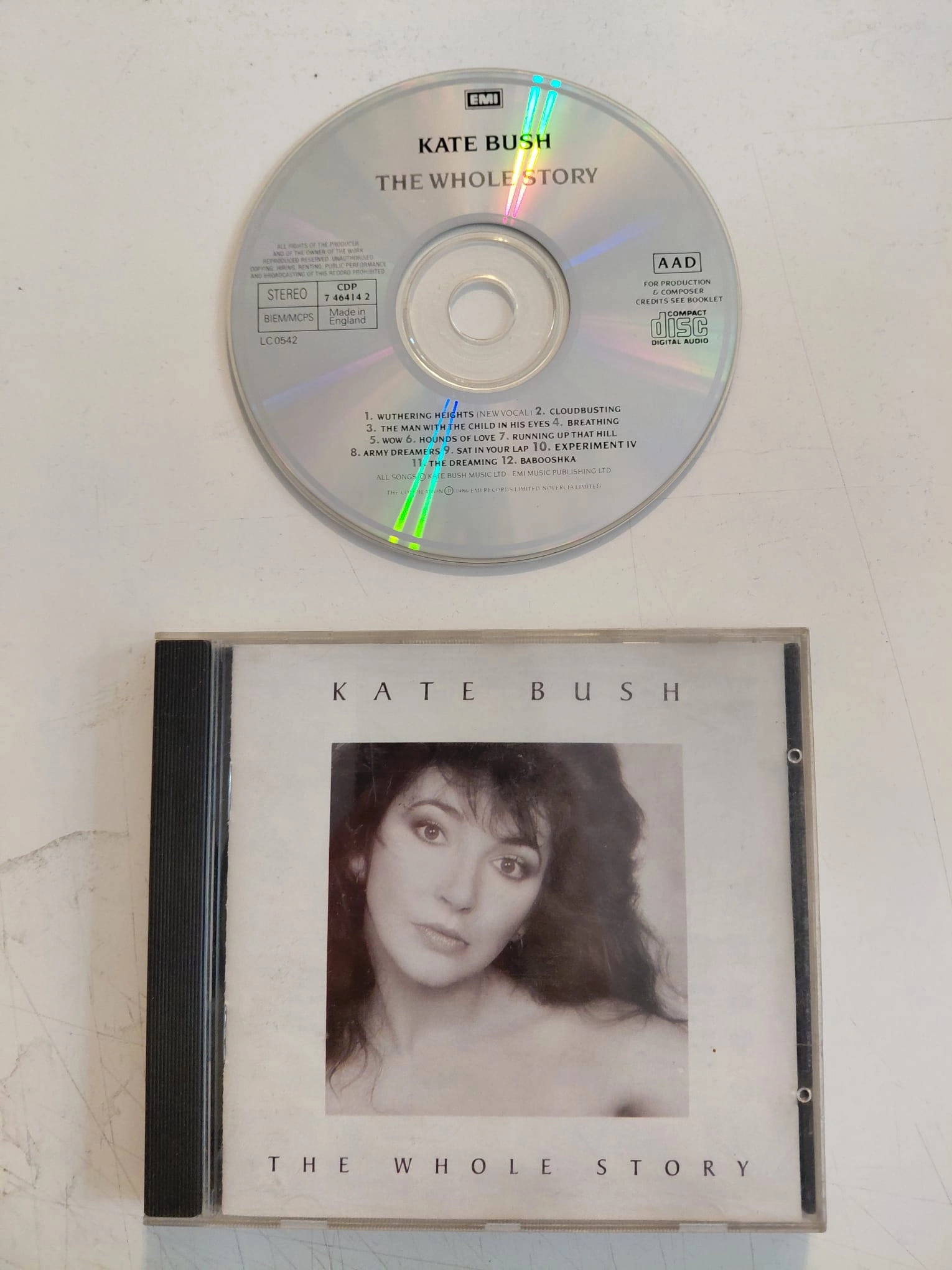 Kate Bush  – The Whole Story – 1986  Avrupa Basım -  CD Albüm-2.el