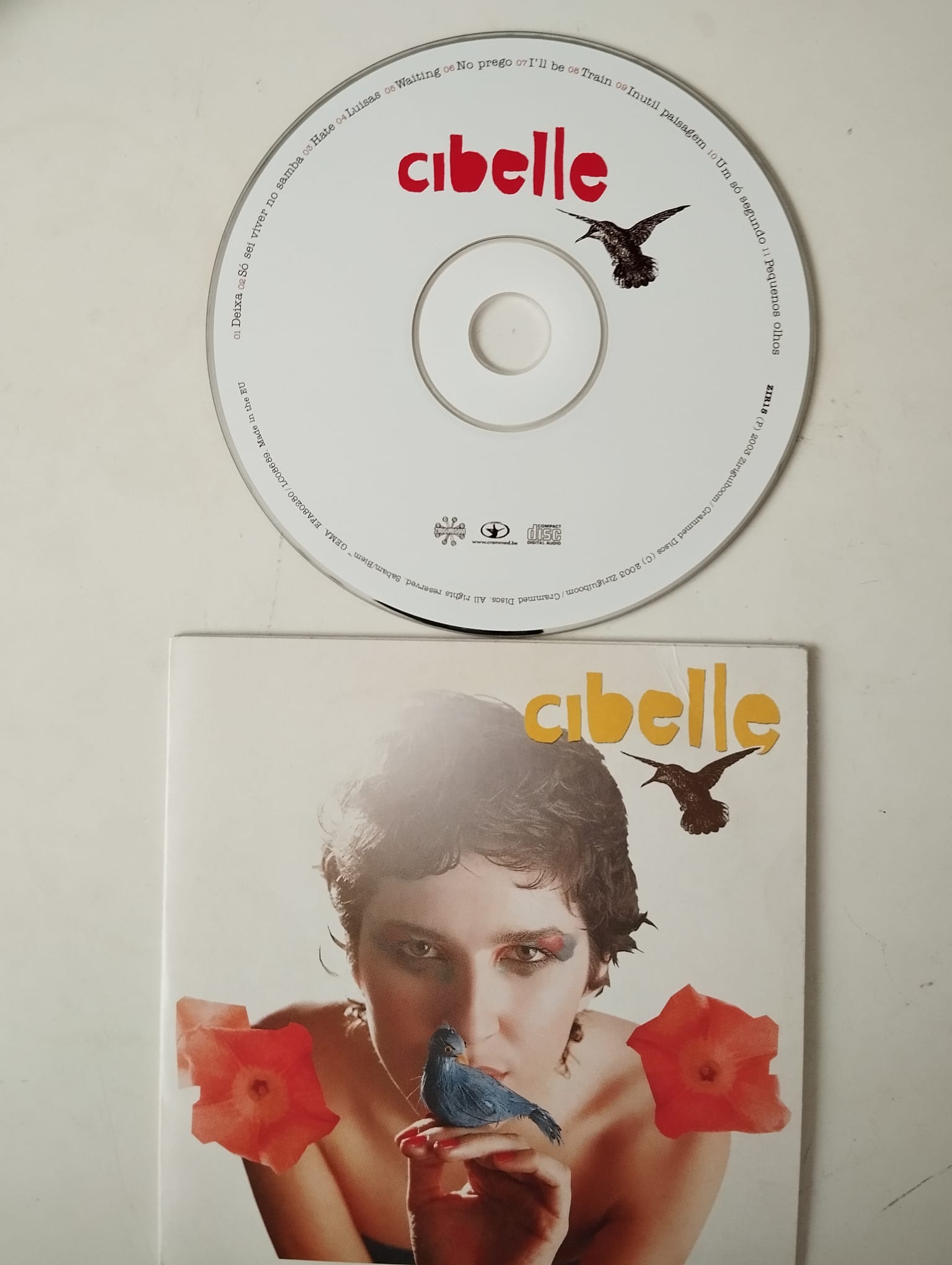 Cibelle - 2003 Avrupa Basım - 2. El CD, Promo, Cardboard Sleeve