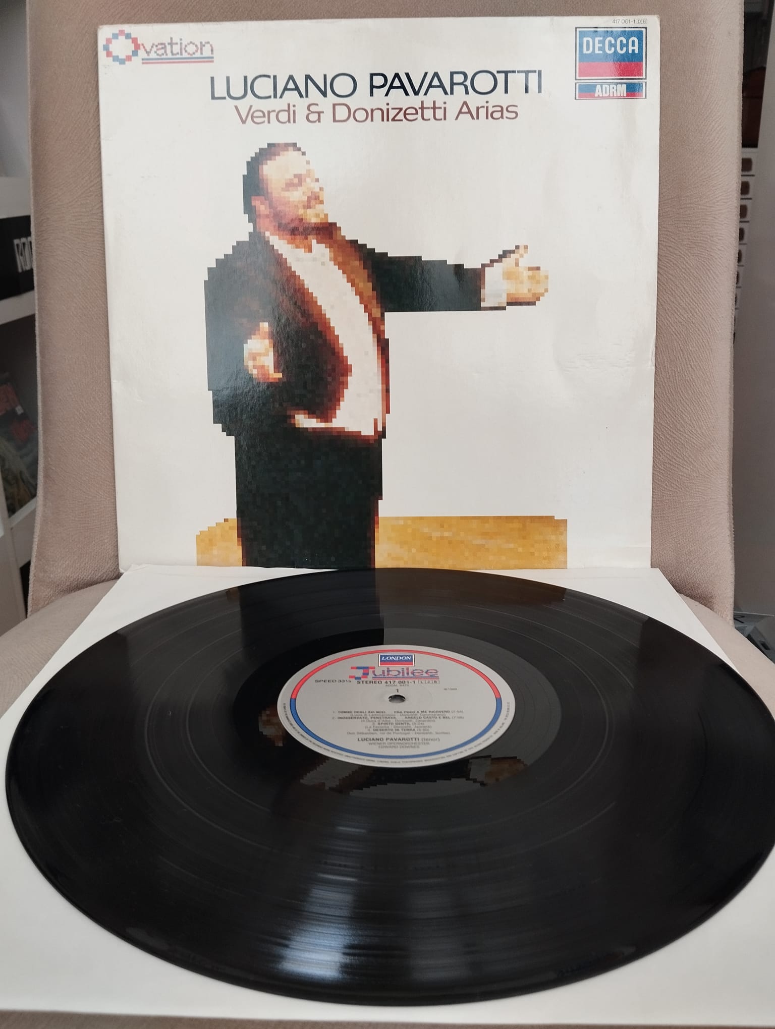 Luciano Pavarotti – Verdi & Donizetti Arias - 1986 Hollanda Basım 33 lük Plak - Lp Albüm-2.EL