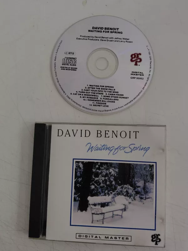 David Benoit – Waiting For Spring - 1989 Avrupa Basım CD Albüm-2.el