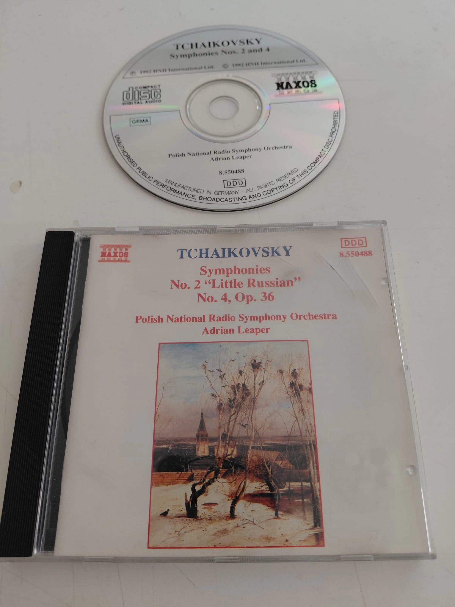 Tchaikovsky  – Symphonies No. 2 Op. 17 ’’Little Russian’’ / No. 4, Op. 36- CD Albüm-2.el