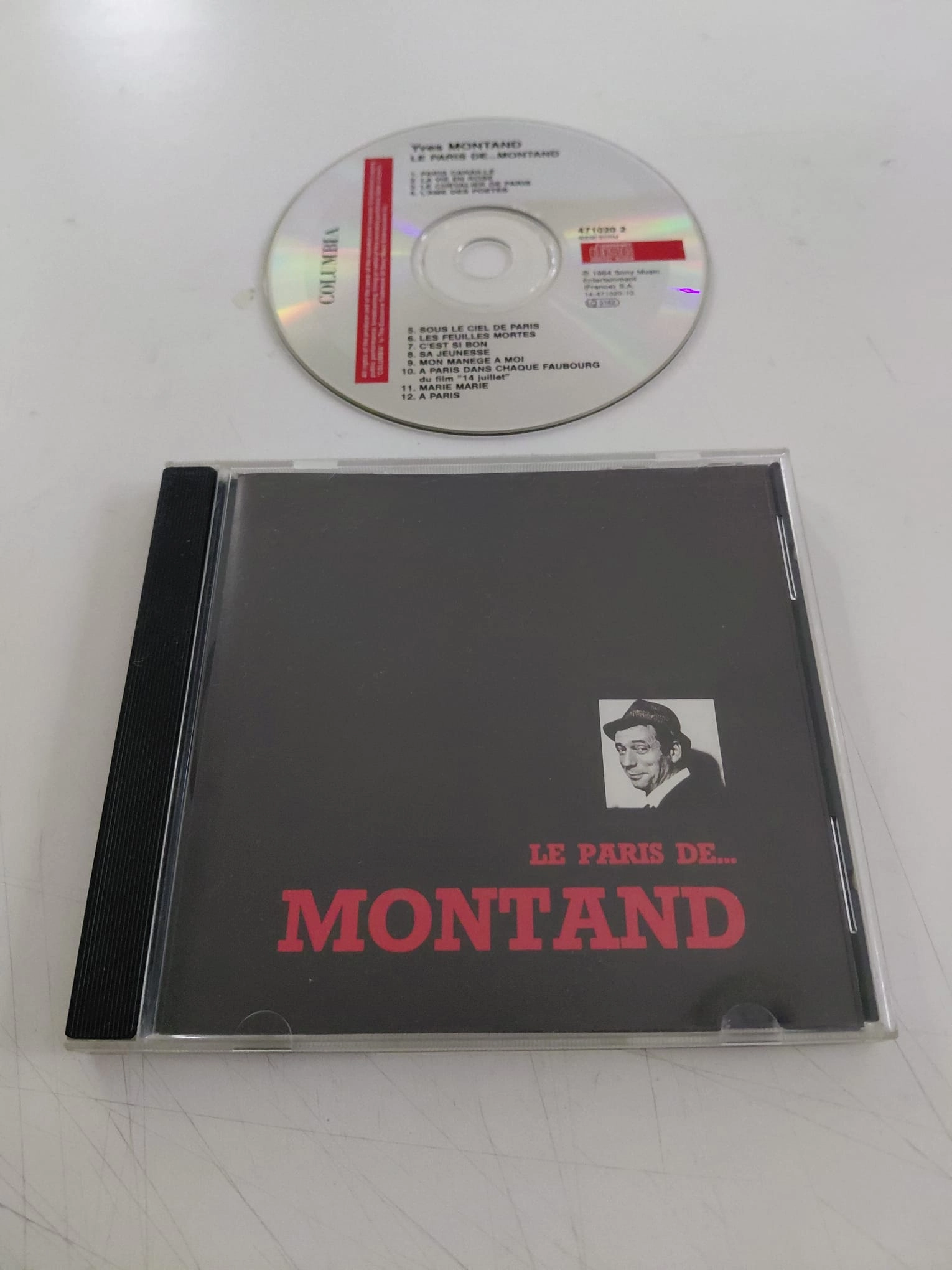 Yves Montand – Le Paris De...Montand –  Fransa Basım -  CD Albüm-2.el