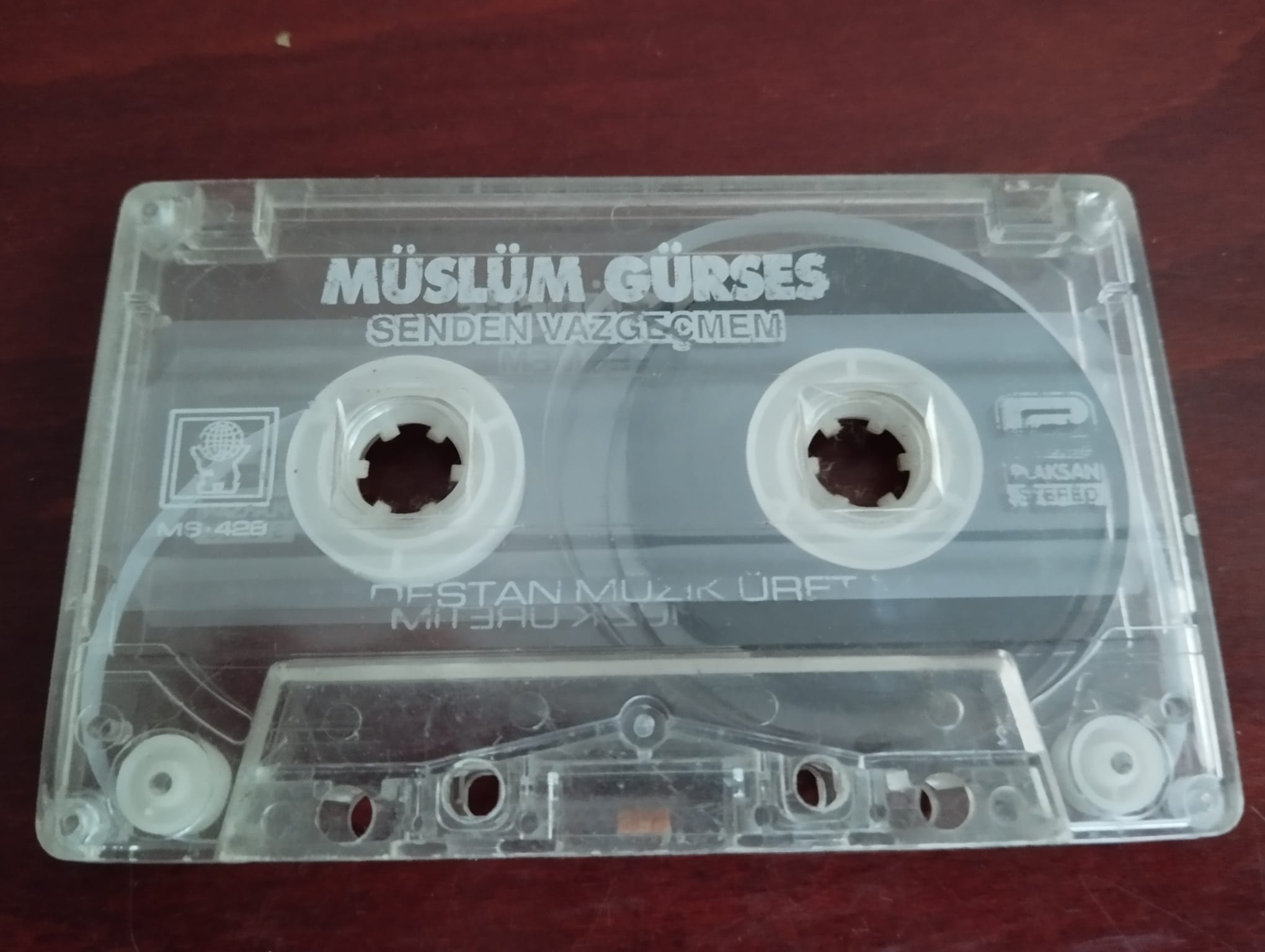 Müslüm Gürses – Senden Vazgeçmem - 1994 Türkiye Basım Kaset/ Destan Müzik - Kapaksız-2.el