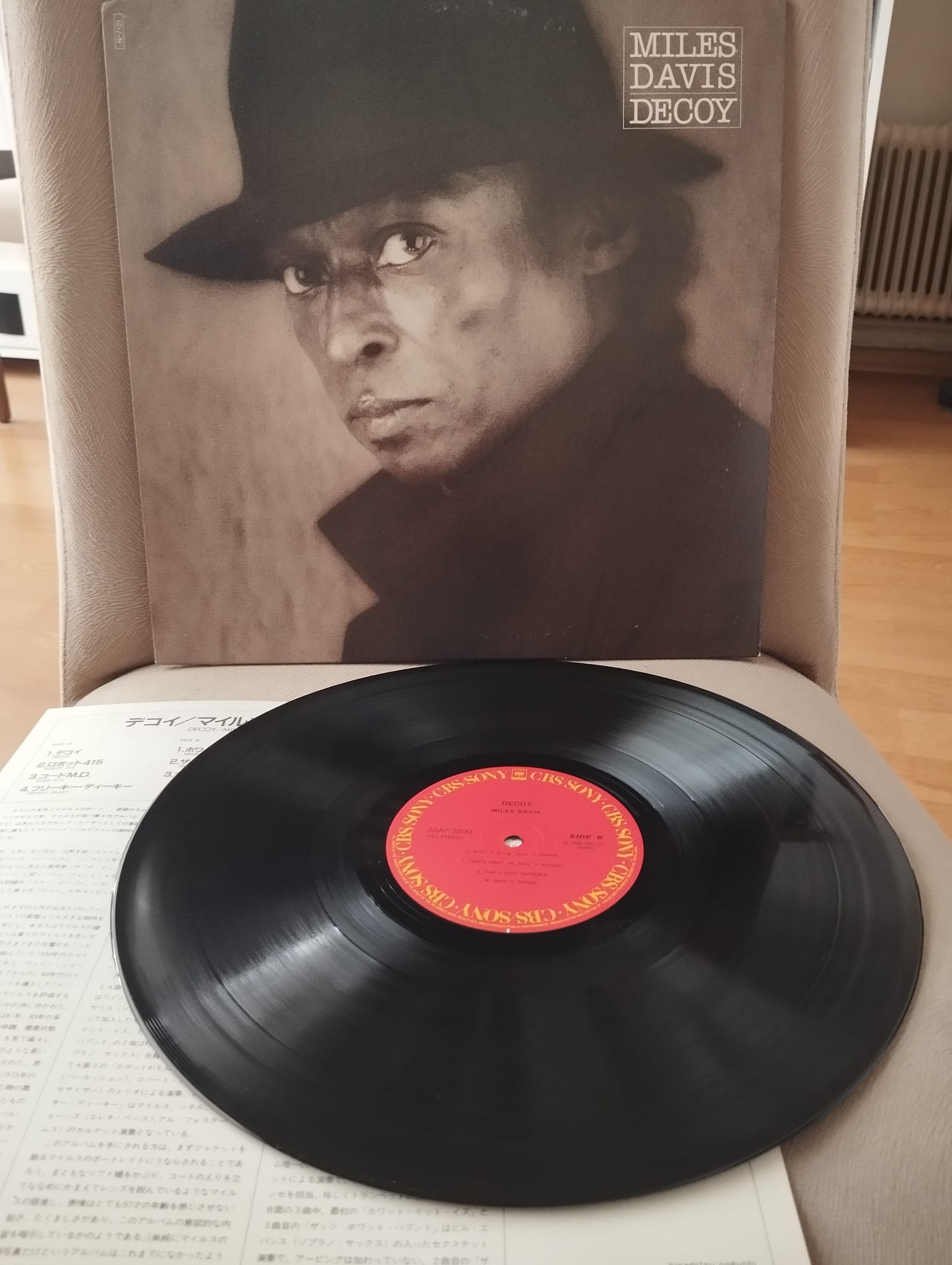 Miles Davis – Decoy - 1984 Japonya Basım LP Plak -2.EL