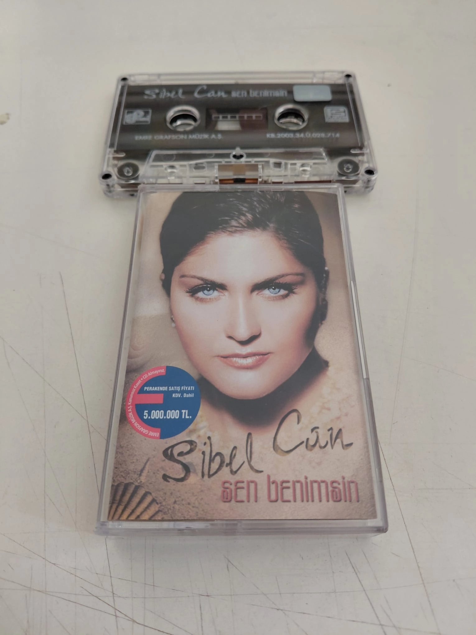 Sibel Can - Sen Benimsin  -  2003  Türkiye Basım Kaset Albüm
