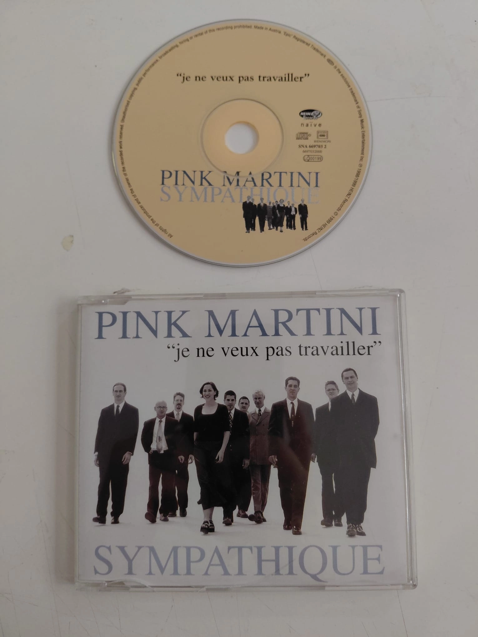 Pink Martini – Sympathique ’’Je Ne Veux Pas Travailler’’ -  CD, Maxi-Single-2.el