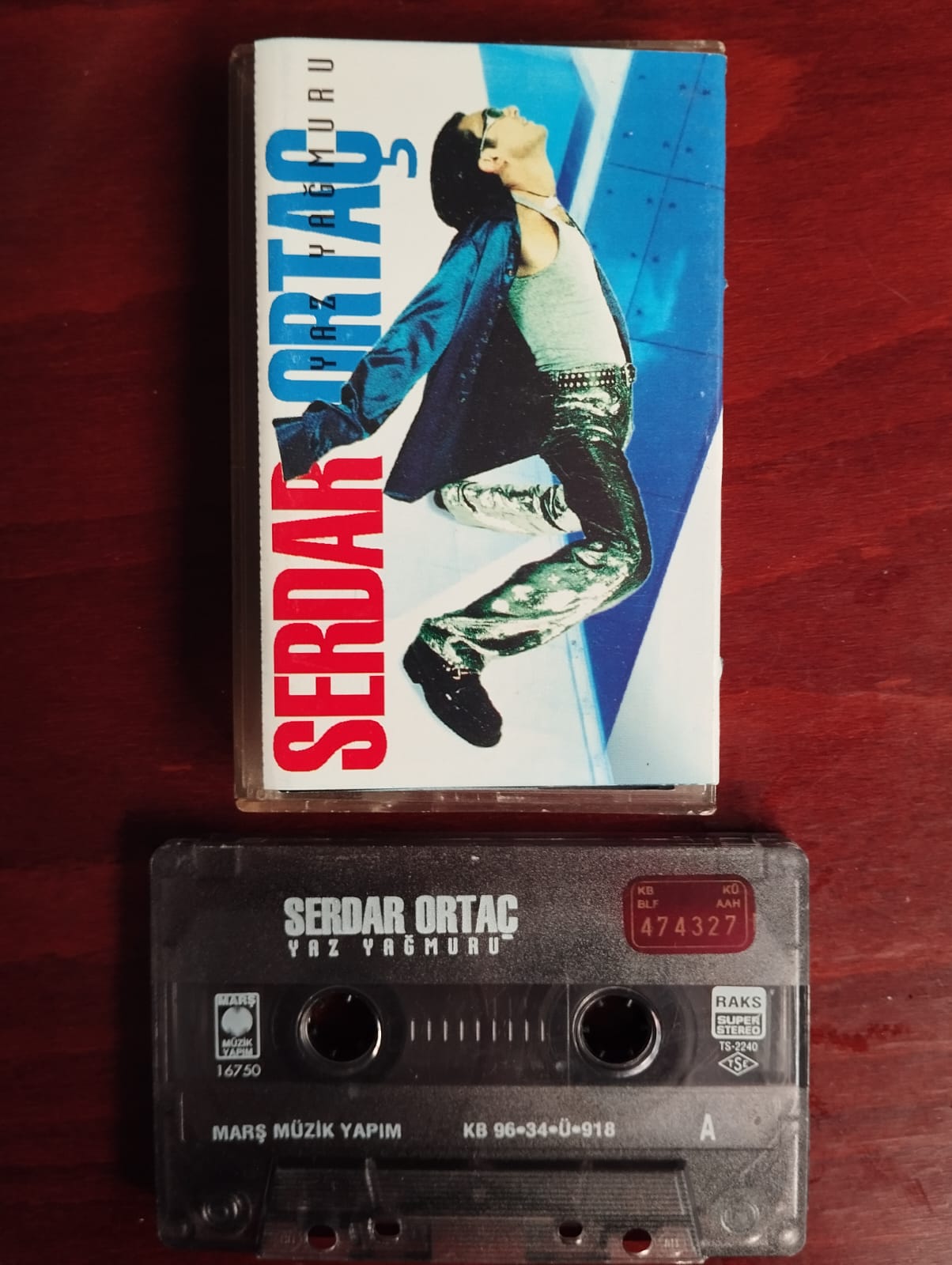 Serdar Ortaç – Yaz Yağmuru - 1996 Türkiye Basım 2. El Kaset Albüm