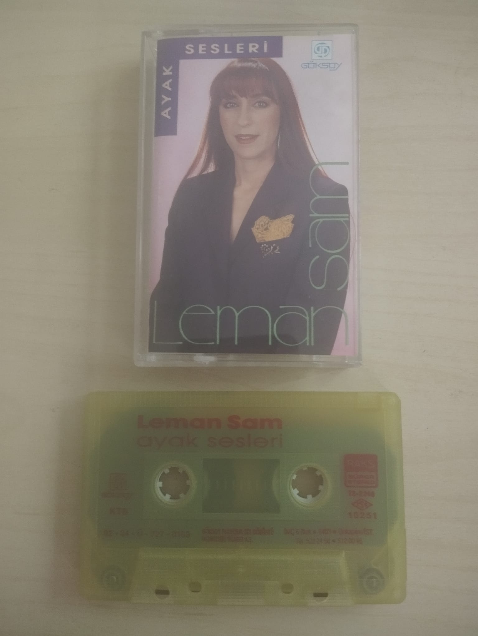 Leman Sam – Ayak Sesleri   - 1992 Türkiye Basım Kaset Albüm-2.EL