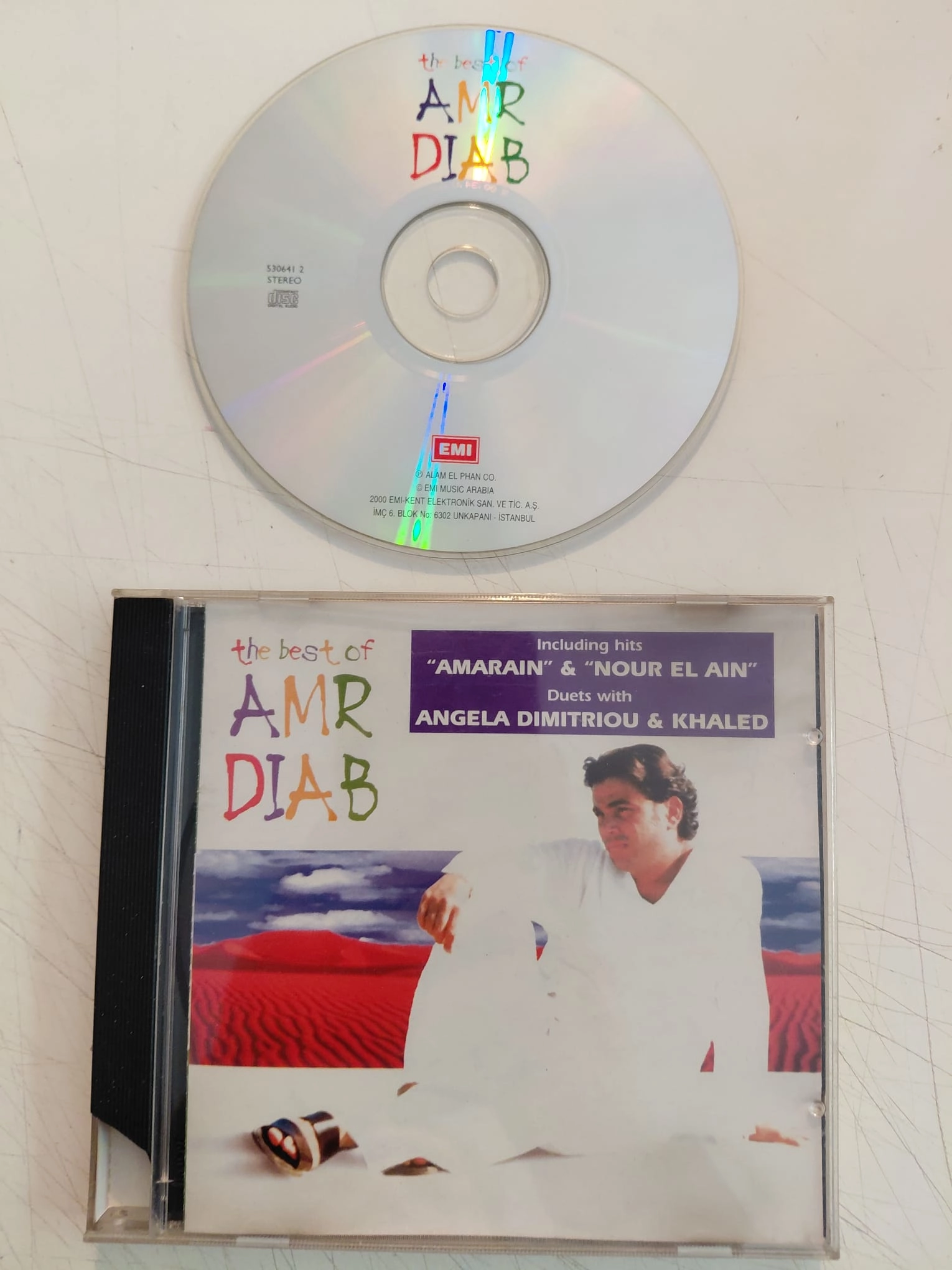 Amr Diab – The Best Of Amr Diab - 2000  Avrupa Basım CD Albüm-2.el
