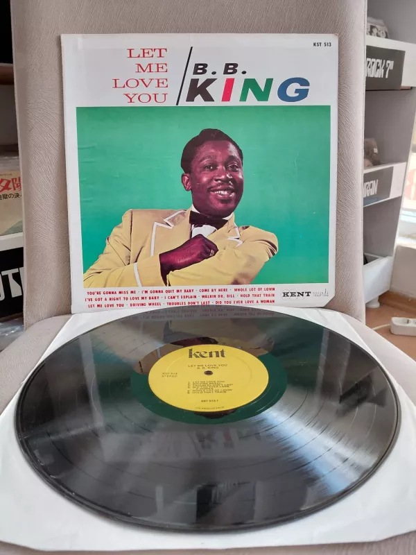 B.B. King – Let Me Love You - 1964 USA Basım Albüm LP Plak-2.el