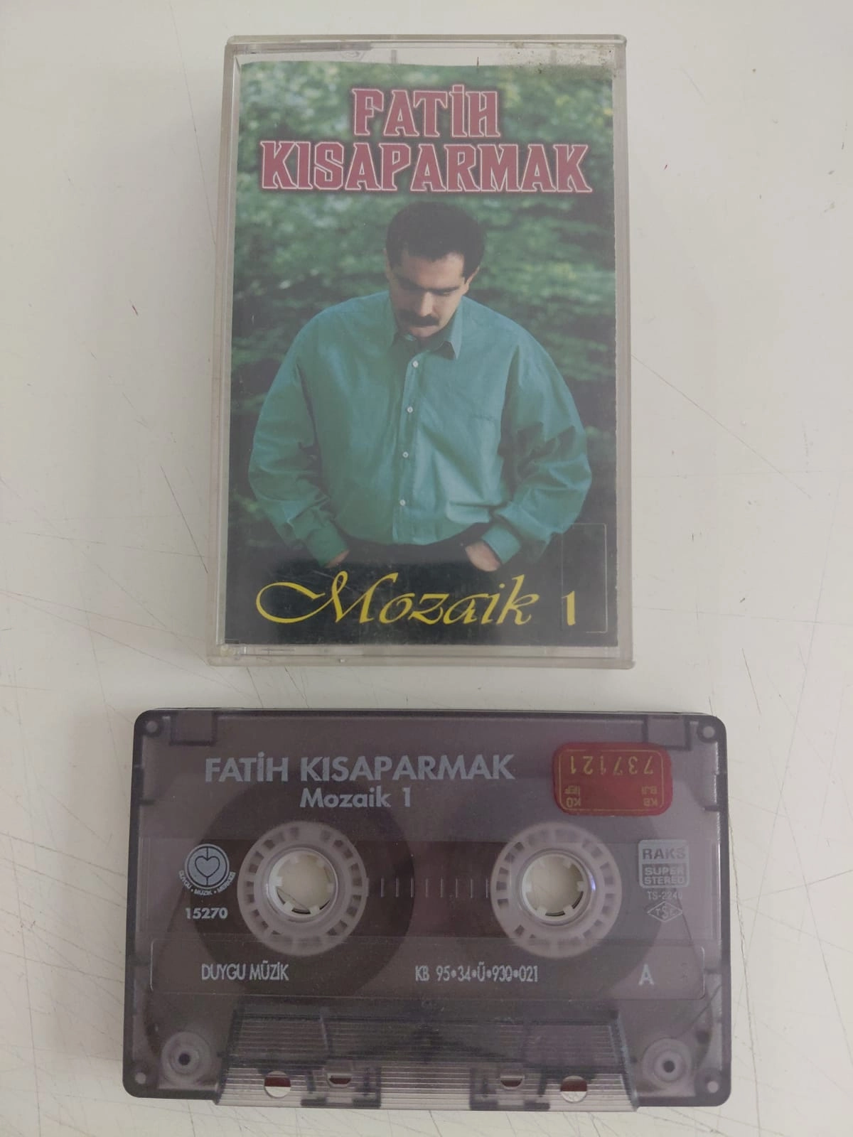 Fatih Kısaparmak – Mozaik 1 - 1995 Türkiye Basım Kaset Albüm-2.el