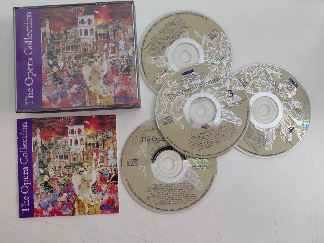 The Opera Collection  – 1991 İngiltere Basım - 4xCD Albüm-2.el