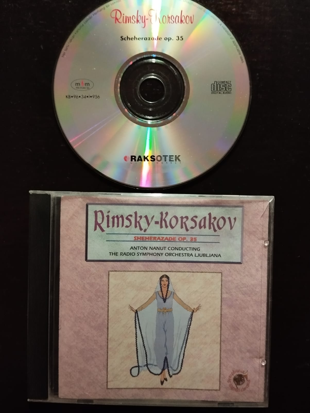 Nikolai Rimsky-Korsakov, – Scheherazade Op.35 - 1996 Türkiye Basım - 2. El CD Albüm