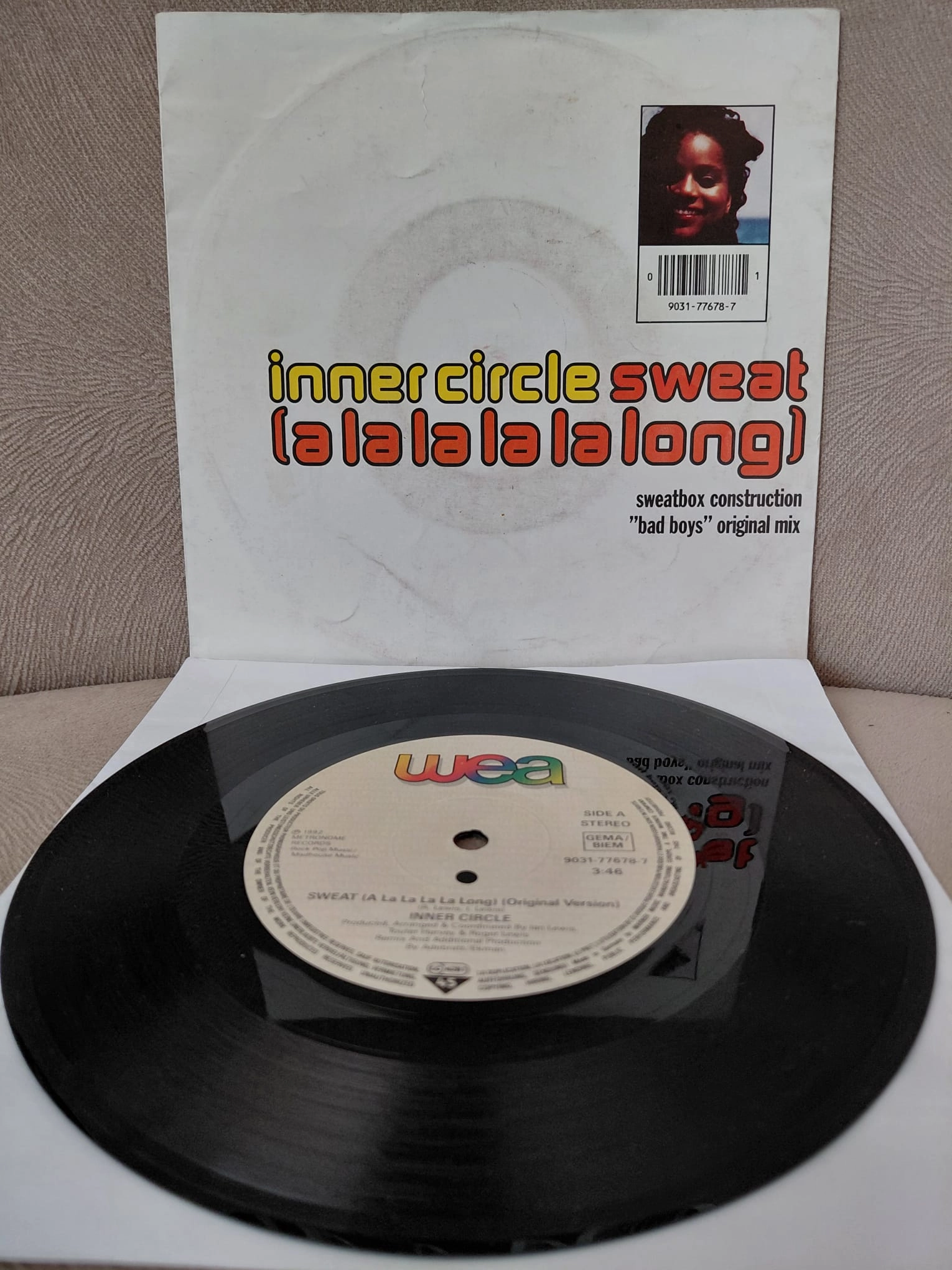 Inner Circle  – Sweat (A La La La La Long) -  1992  Almanya Basım 45 lik Plak
