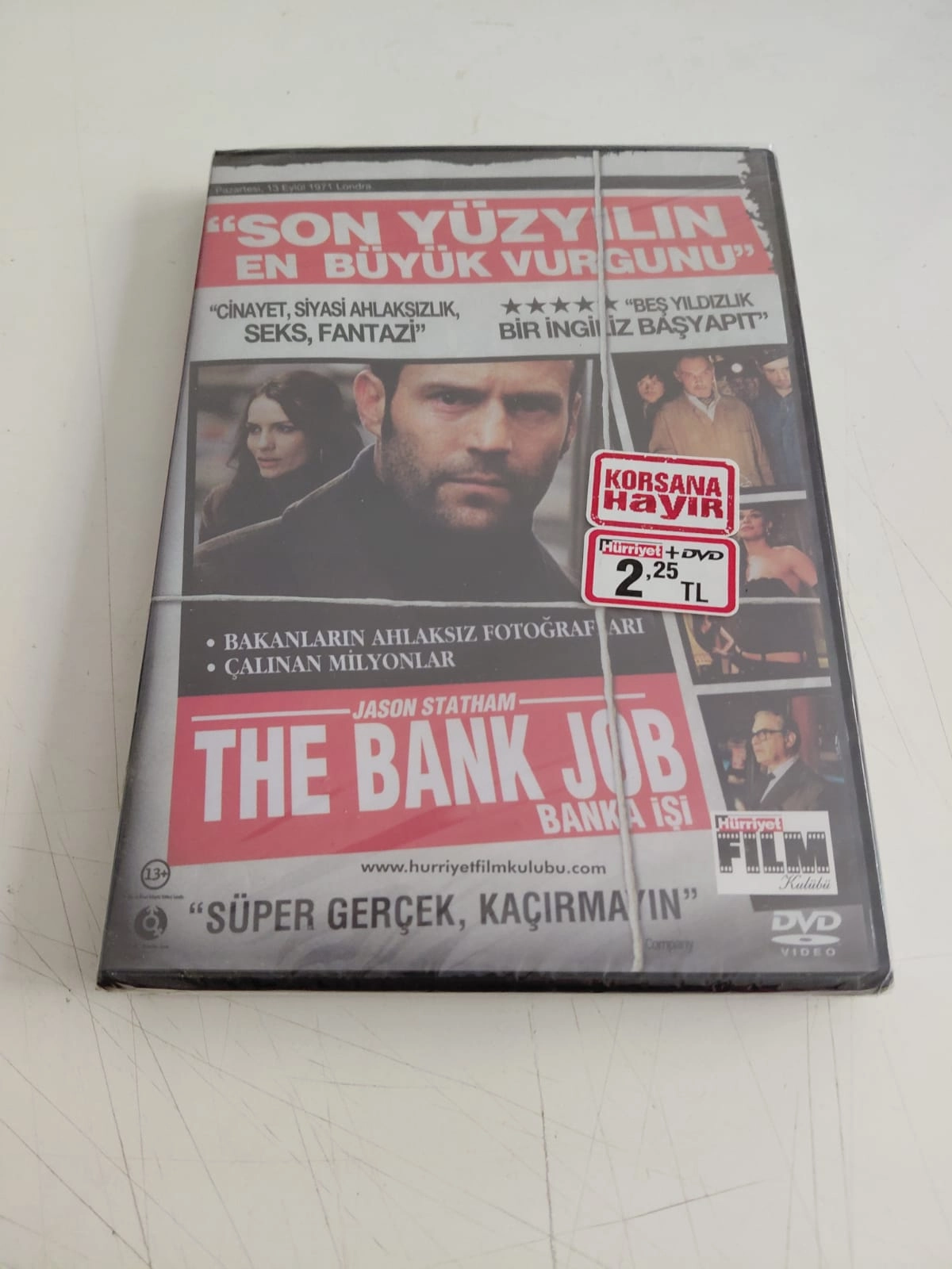 THE BANK JOB / Banka İşi - Jason Statham-  DVD Film/Açılmamış Ambalajlı