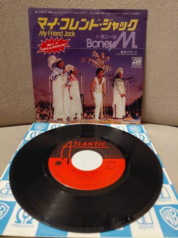Boney M.  –  My Friend Jack - 1980  Japonya Basım 45lik Plak-2.el