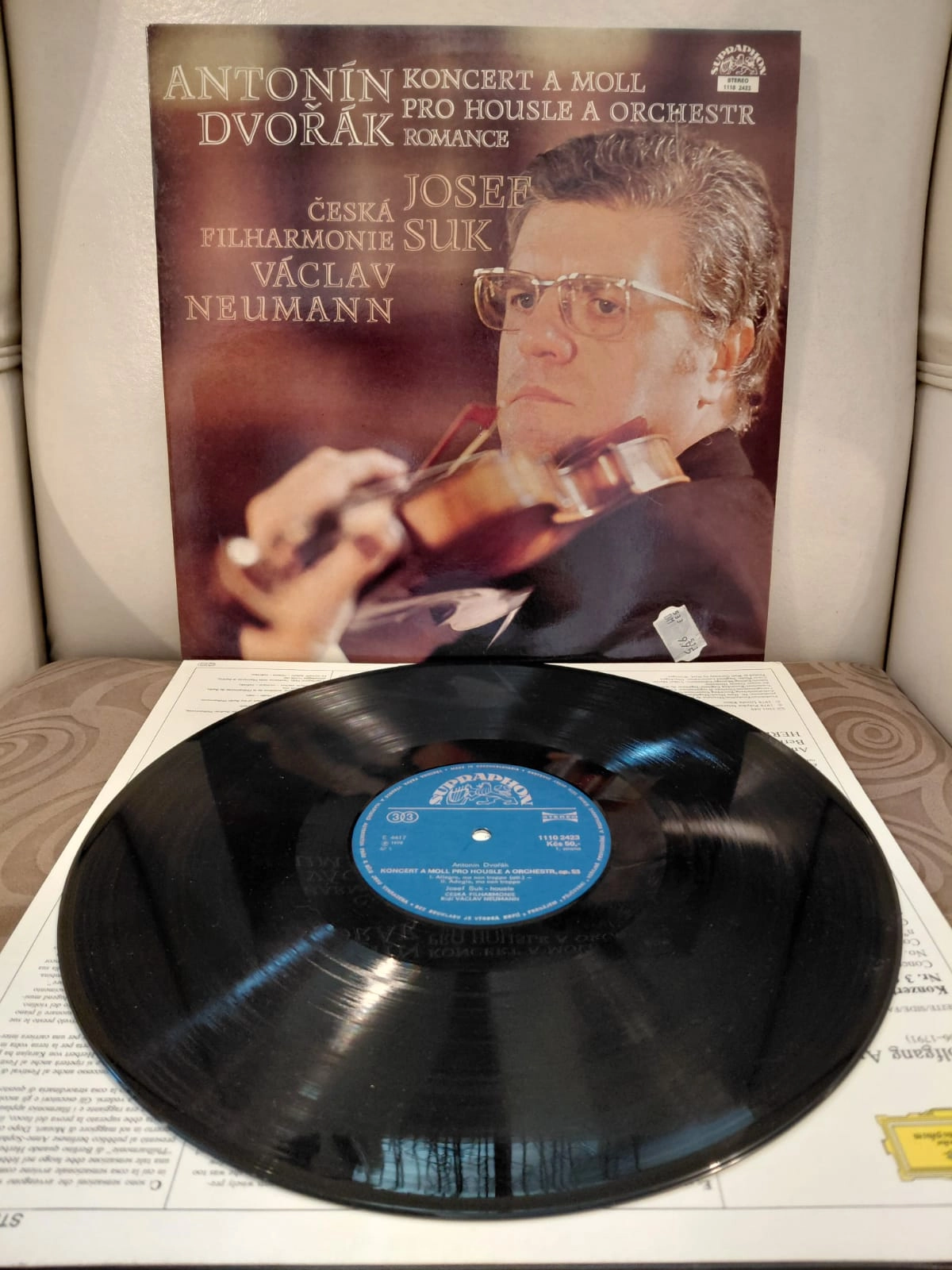 Antonín Dvořák / Josef Suk – Koncert A Moll / Romance  - 1983 Çek Basım LP Plak Albüm-2.el